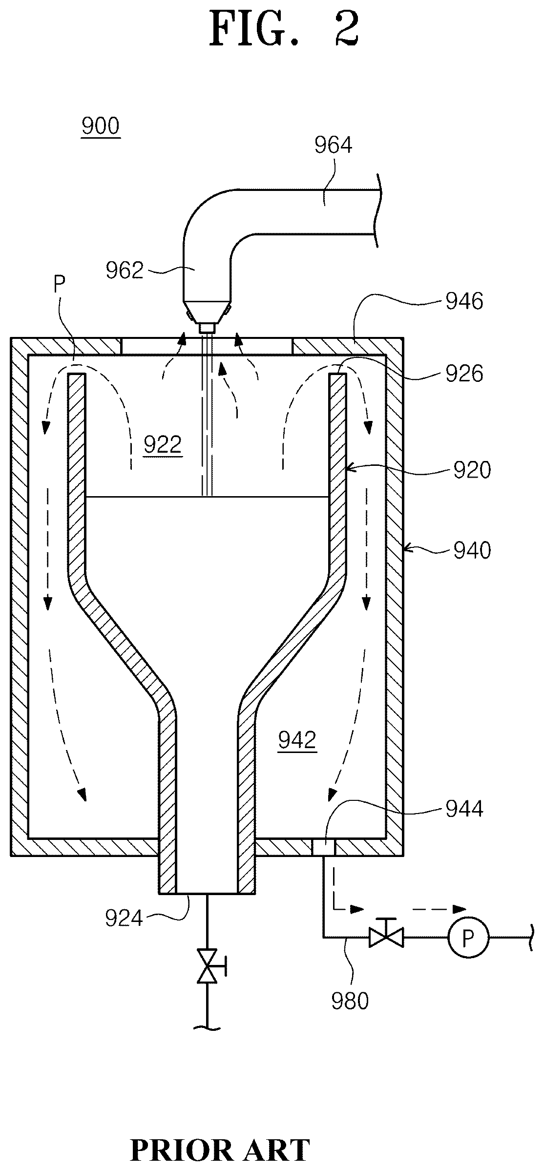 Patent US12599926 Figure 2 – Home port and a substrate-treating apparatus for exhausting fume from a treatment liquid