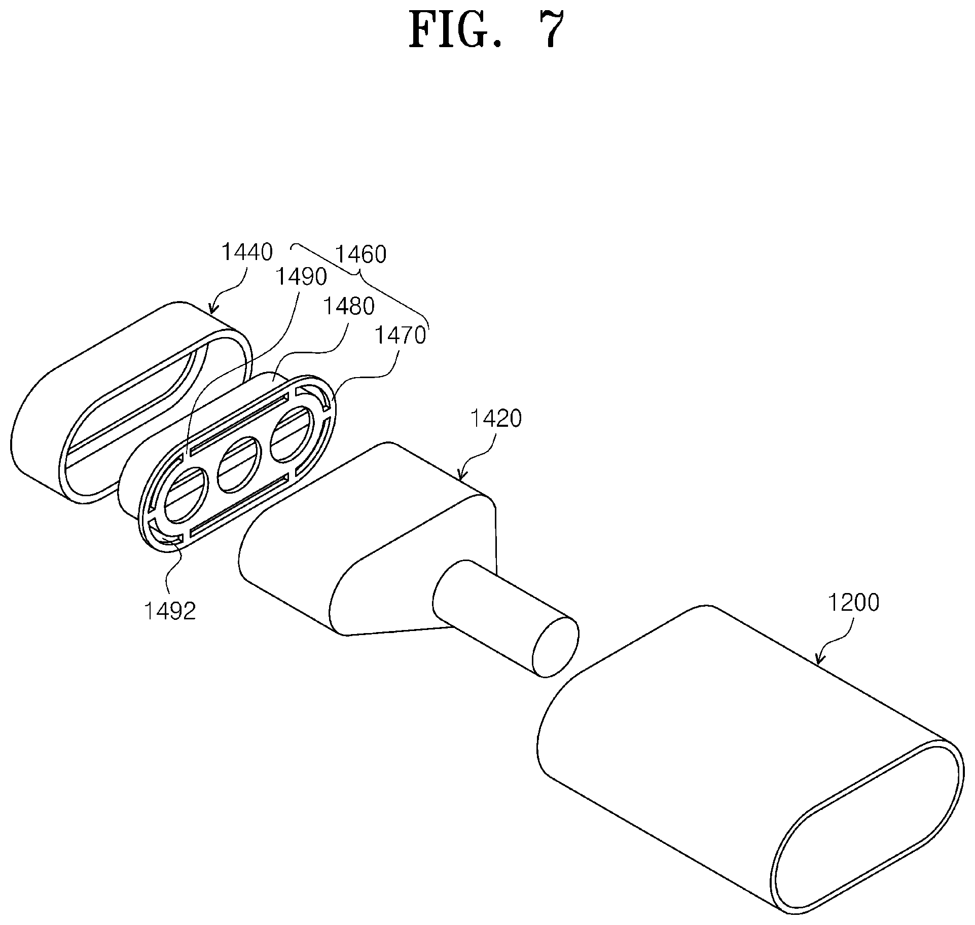 Patent US12599926 Figure 7 – Home port and a substrate-treating apparatus for exhausting fume from a treatment liquid