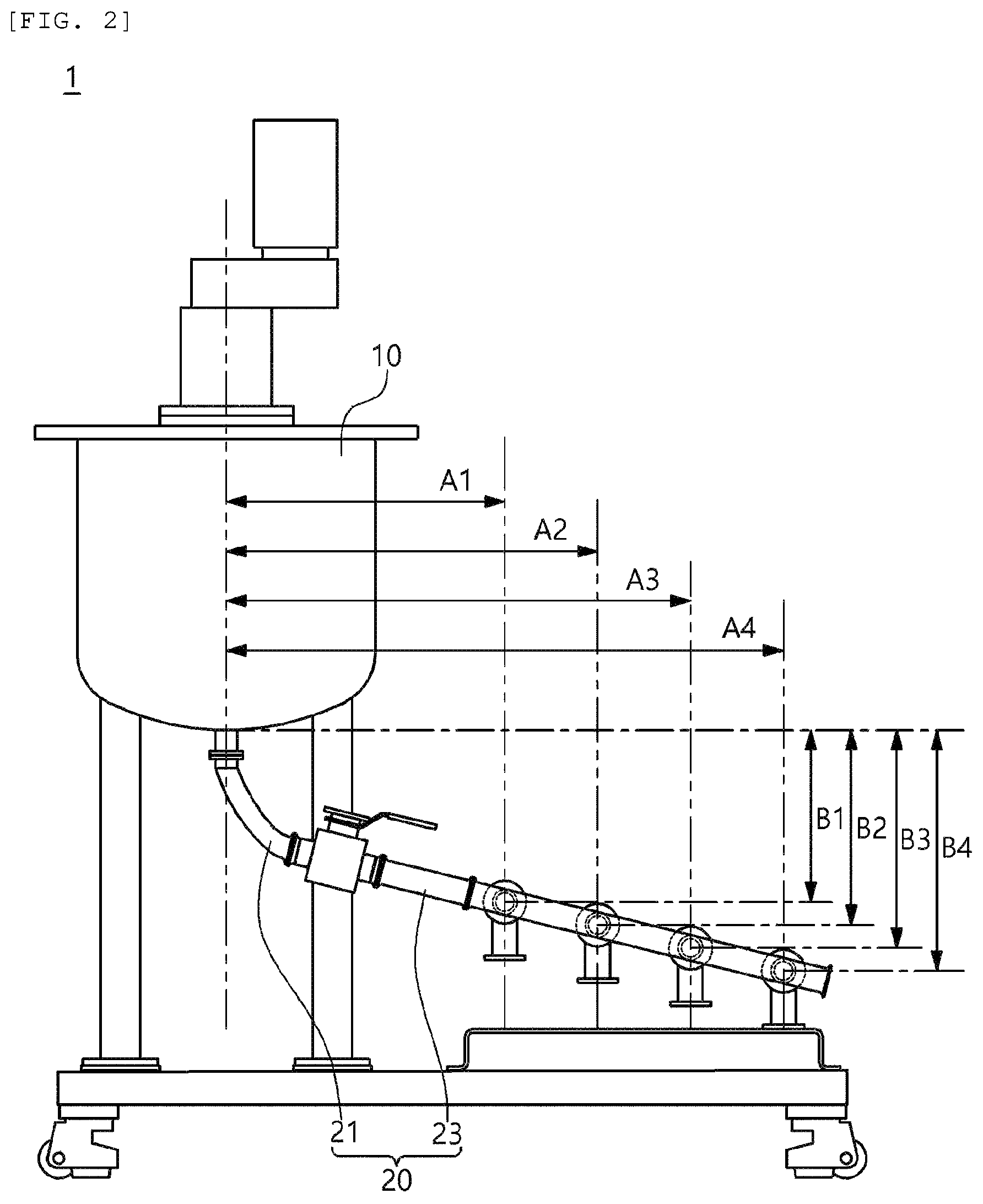 Patent US12599927 Figure 2 – Electrode slurry-supplying apparatus, coating, apparatus, and die coater