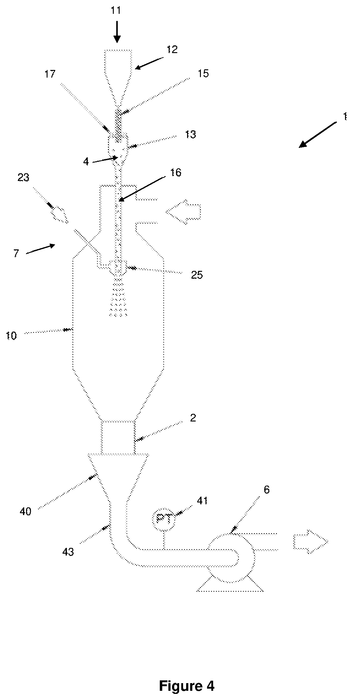 Patent US12599929 Figure 4 – Powder spraying system, powder spraying nozzle and method