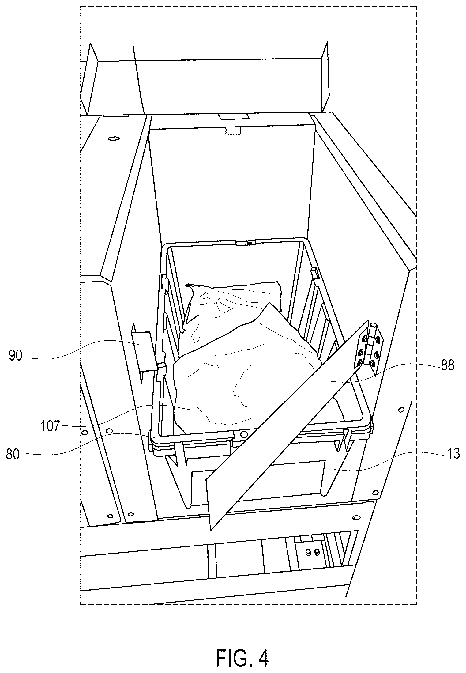 Patent US12599935 Figure 4 – Optimization of sortation order receptacle filling