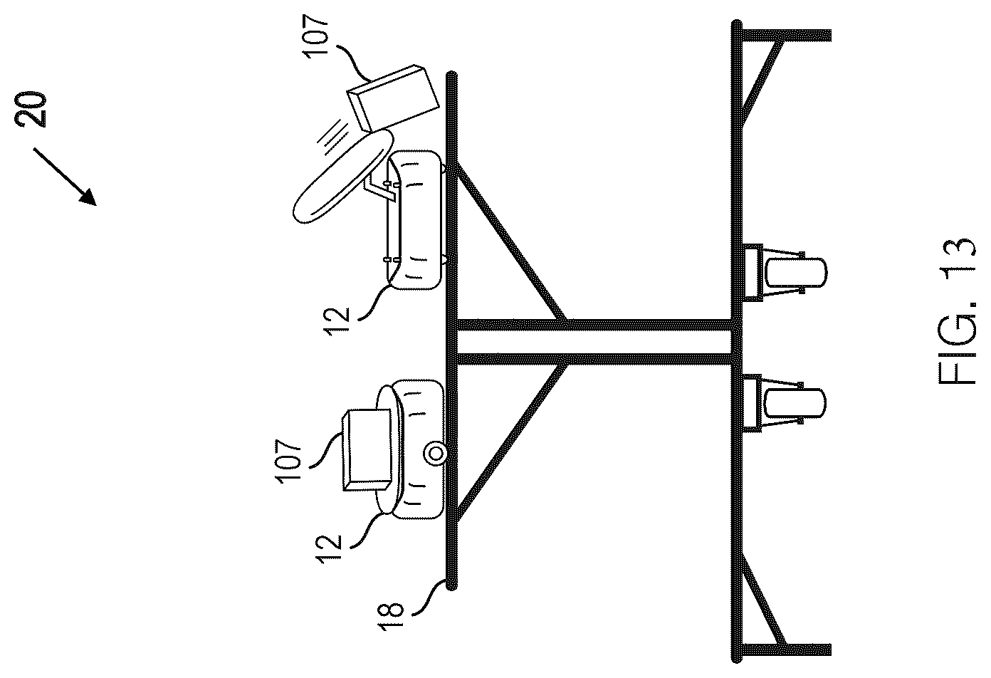 Patent US12599935 Figure 13 – Optimization of sortation order receptacle filling