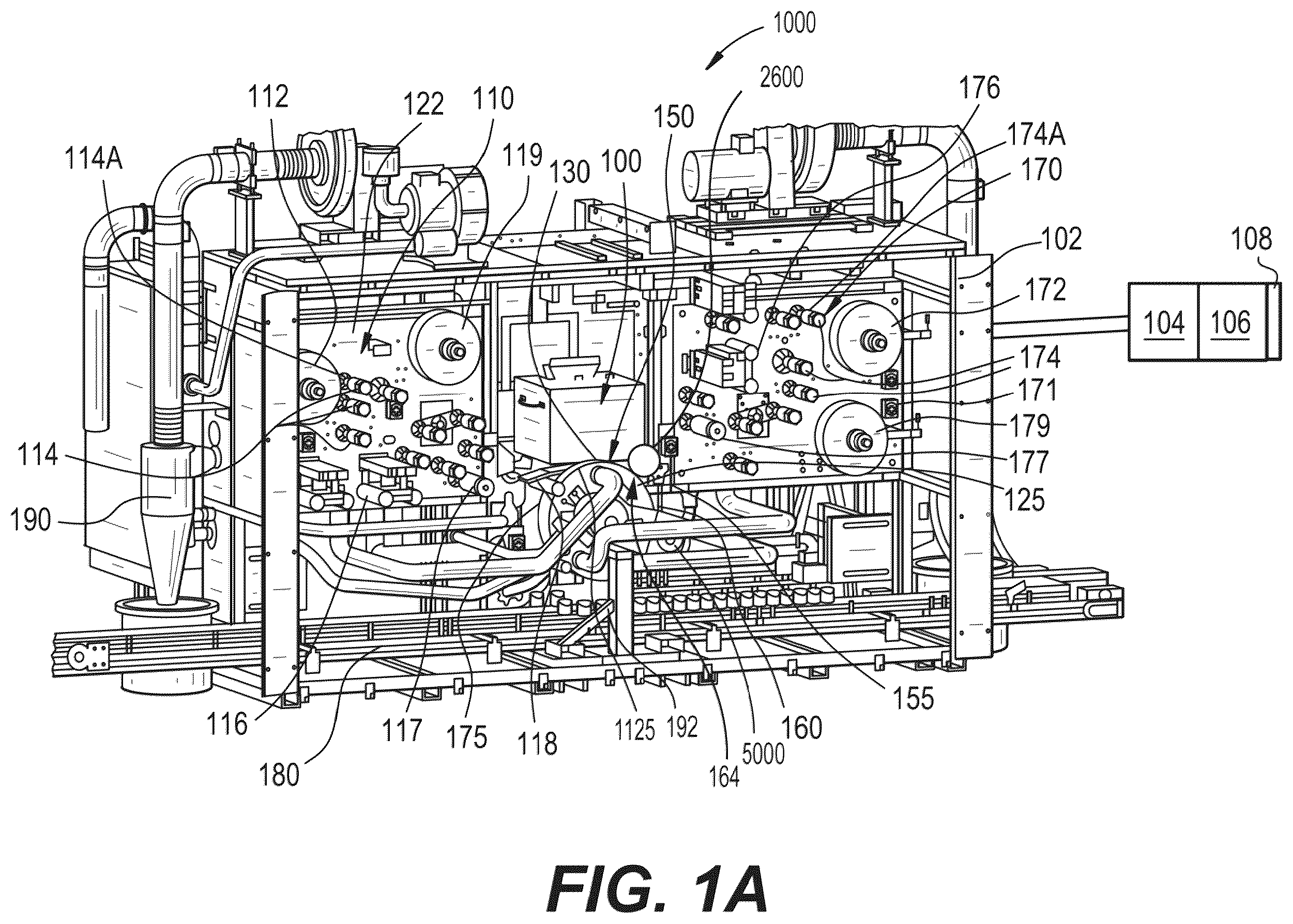 Patent US12599936 Figure 1 – Cleaner assemblies, apparatuses including a cleaner assembly, methods of making the same, and/or methods of operating the same