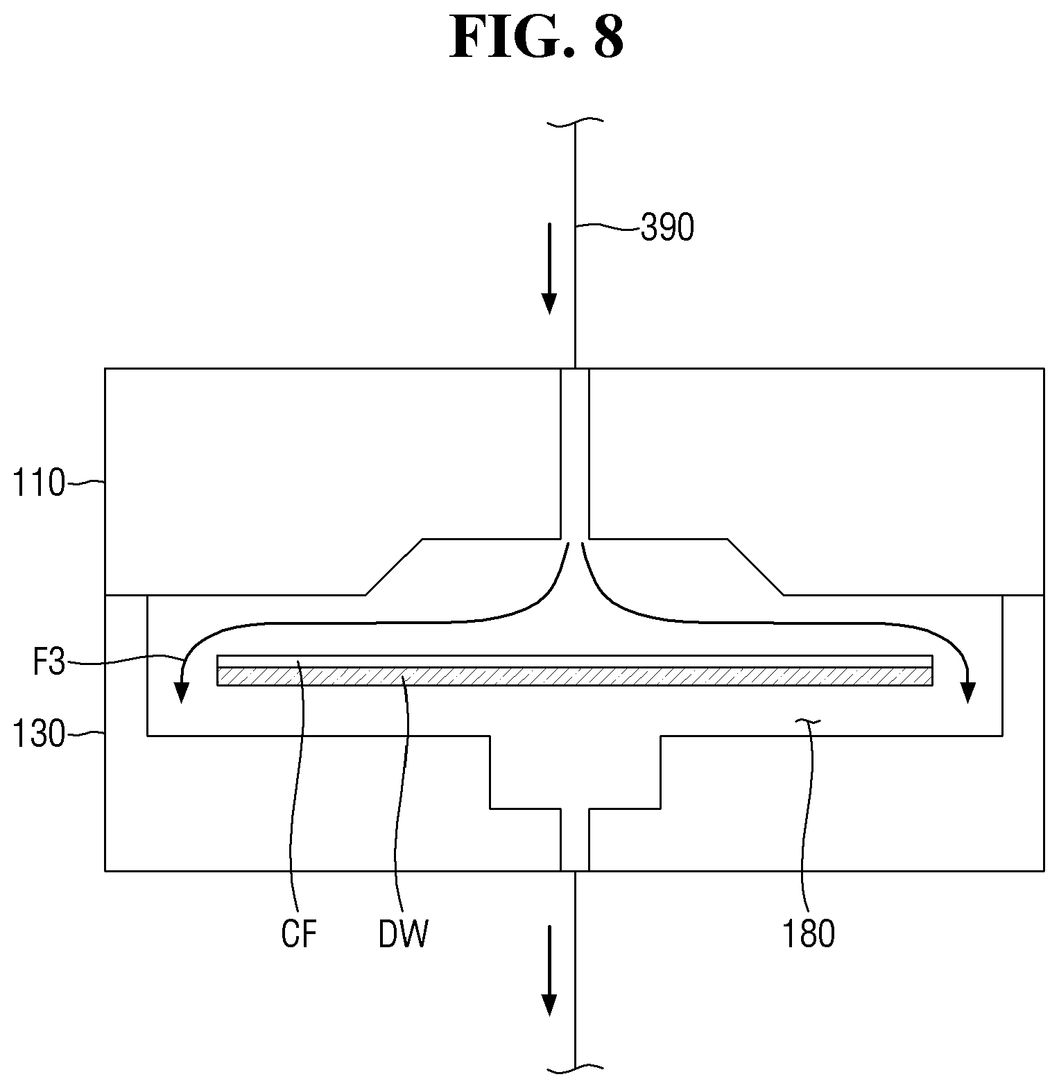 Patent US12599938 Figure 8 – Substrate processing apparatus using supercritical fluid and driving method thereof