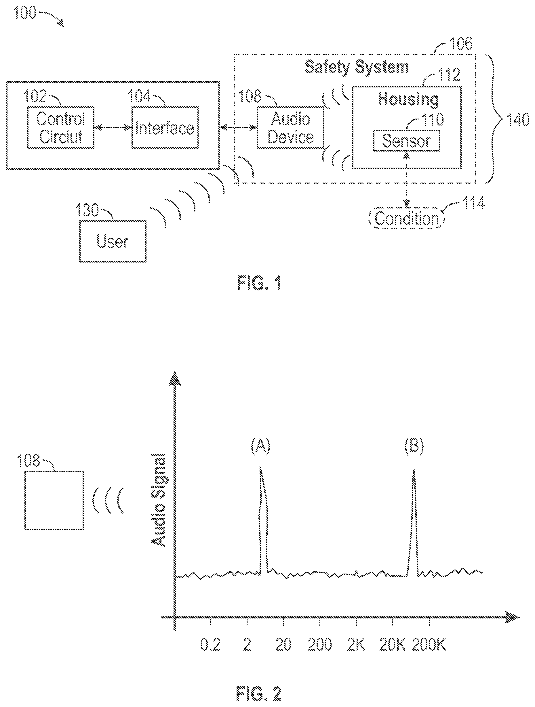 Patent US12599939 Figure 1 – Self-cleaning safety system