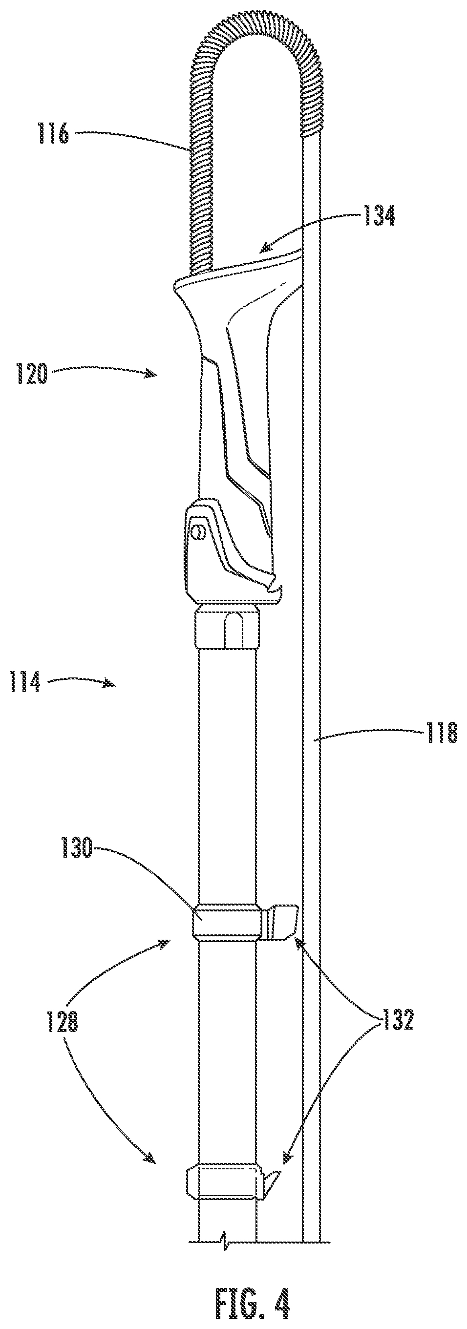 Patent US12599940 Figure 4 – Drain cleaner tool
