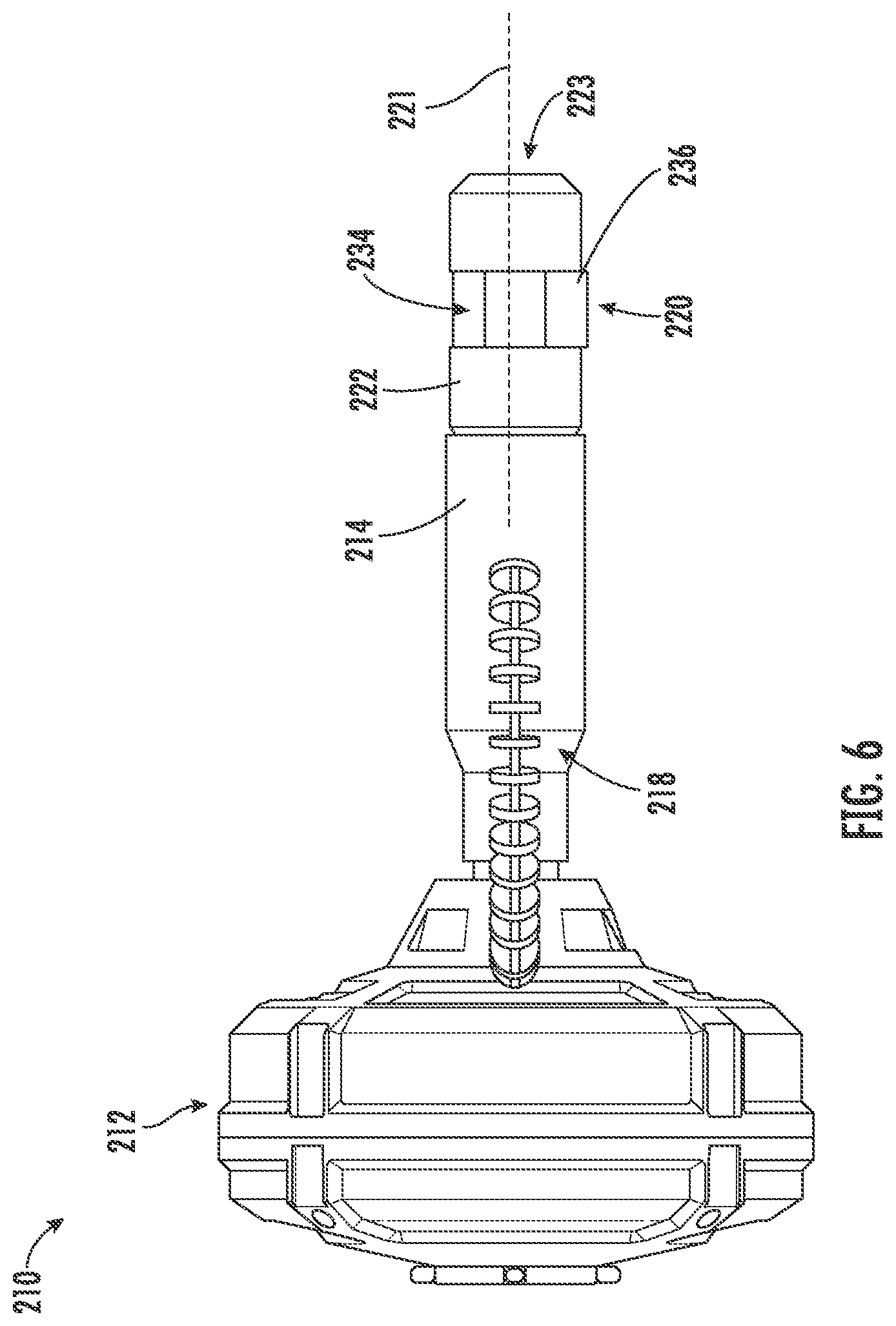 Patent US12599940 Figure 6 – Drain cleaner tool