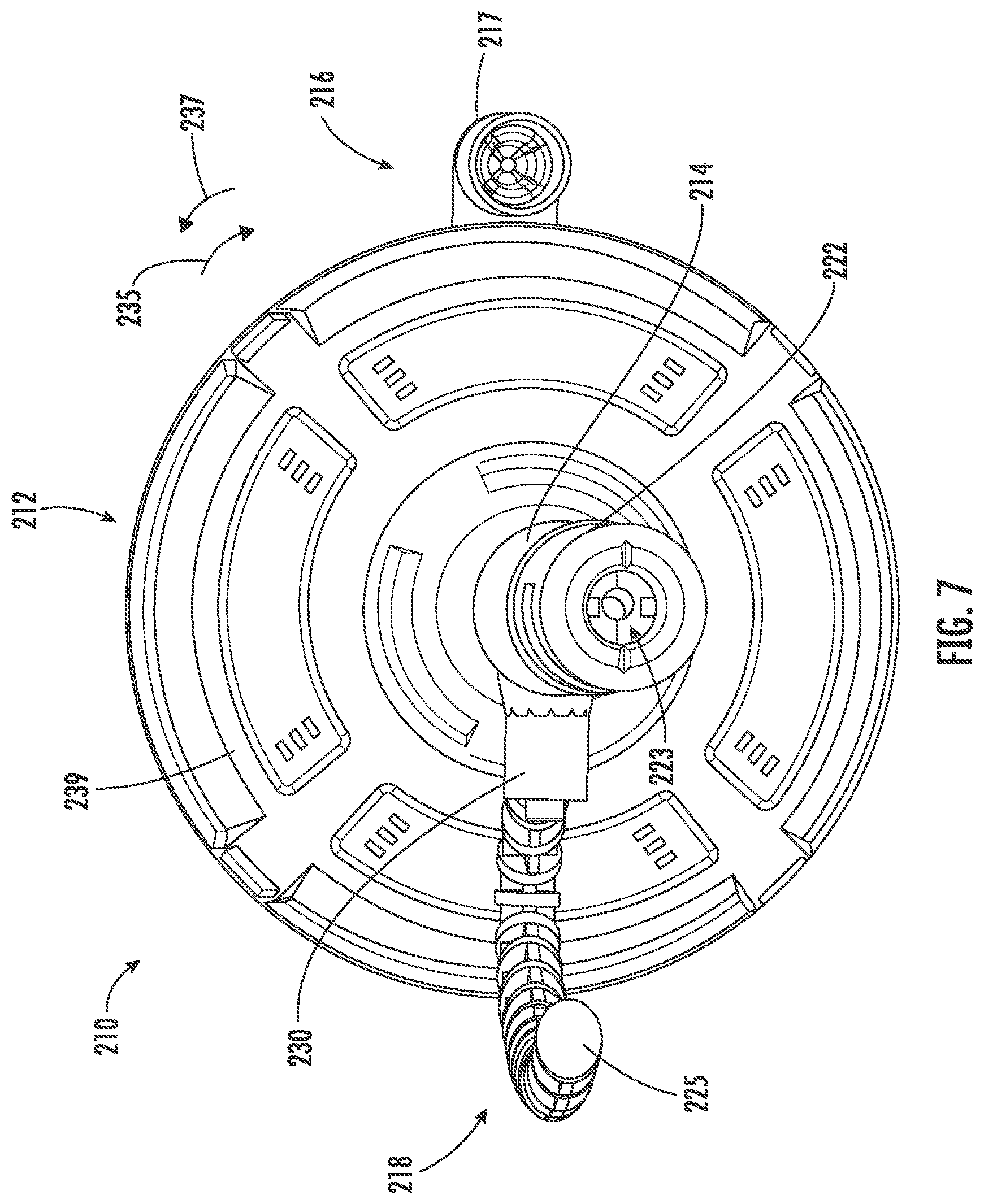 Patent US12599940 Figure 7 – Drain cleaner tool