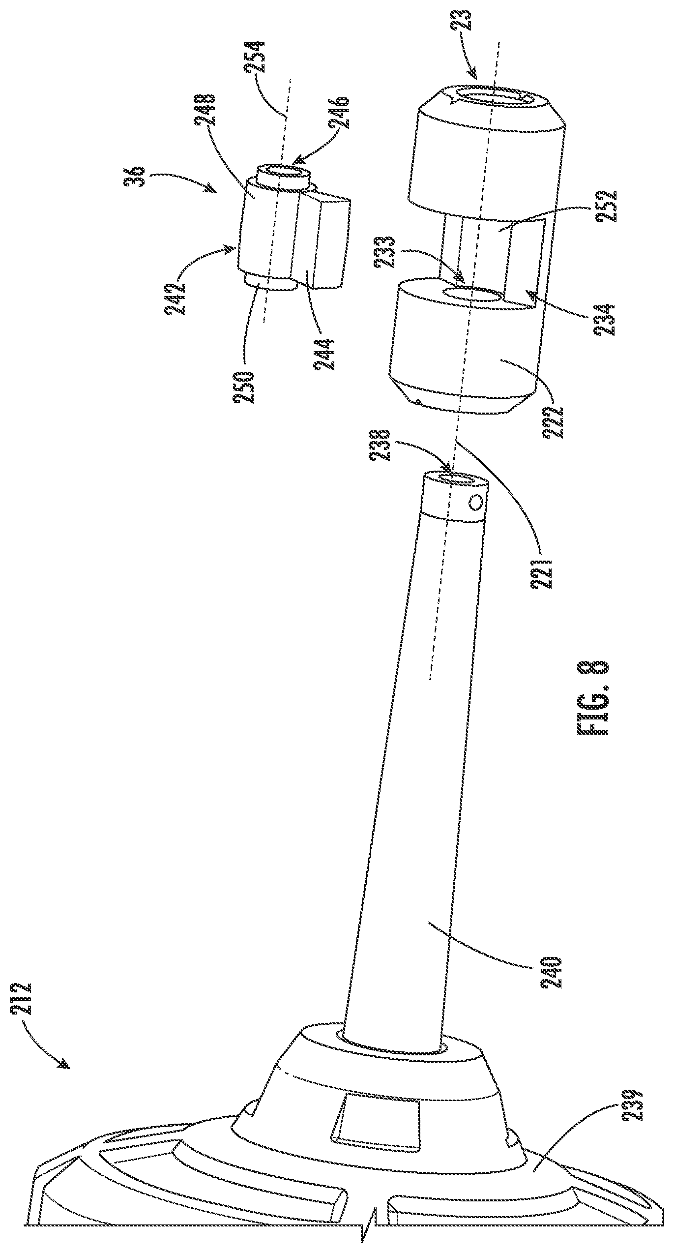 Patent US12599940 Figure 8 – Drain cleaner tool