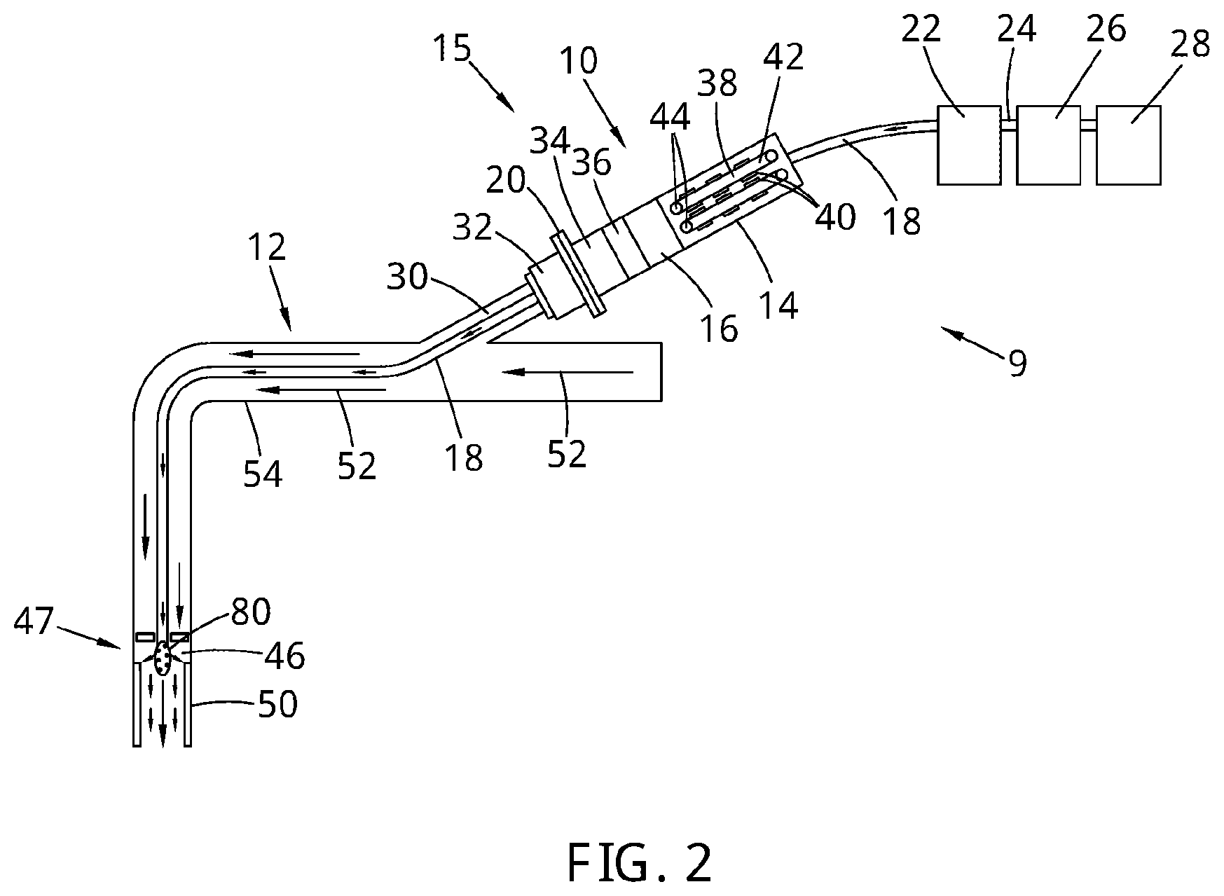Patent US12599941 Figure 2 – Clean head, system and method for use in cleaning a fluid conduit