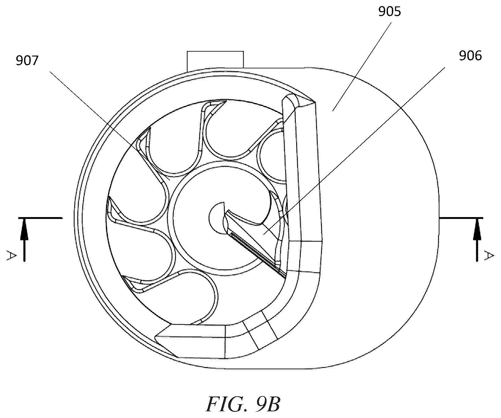 Patent US12599942 Figure 11 – Extraction device and mechanisms, and use in recycling beverage capsules