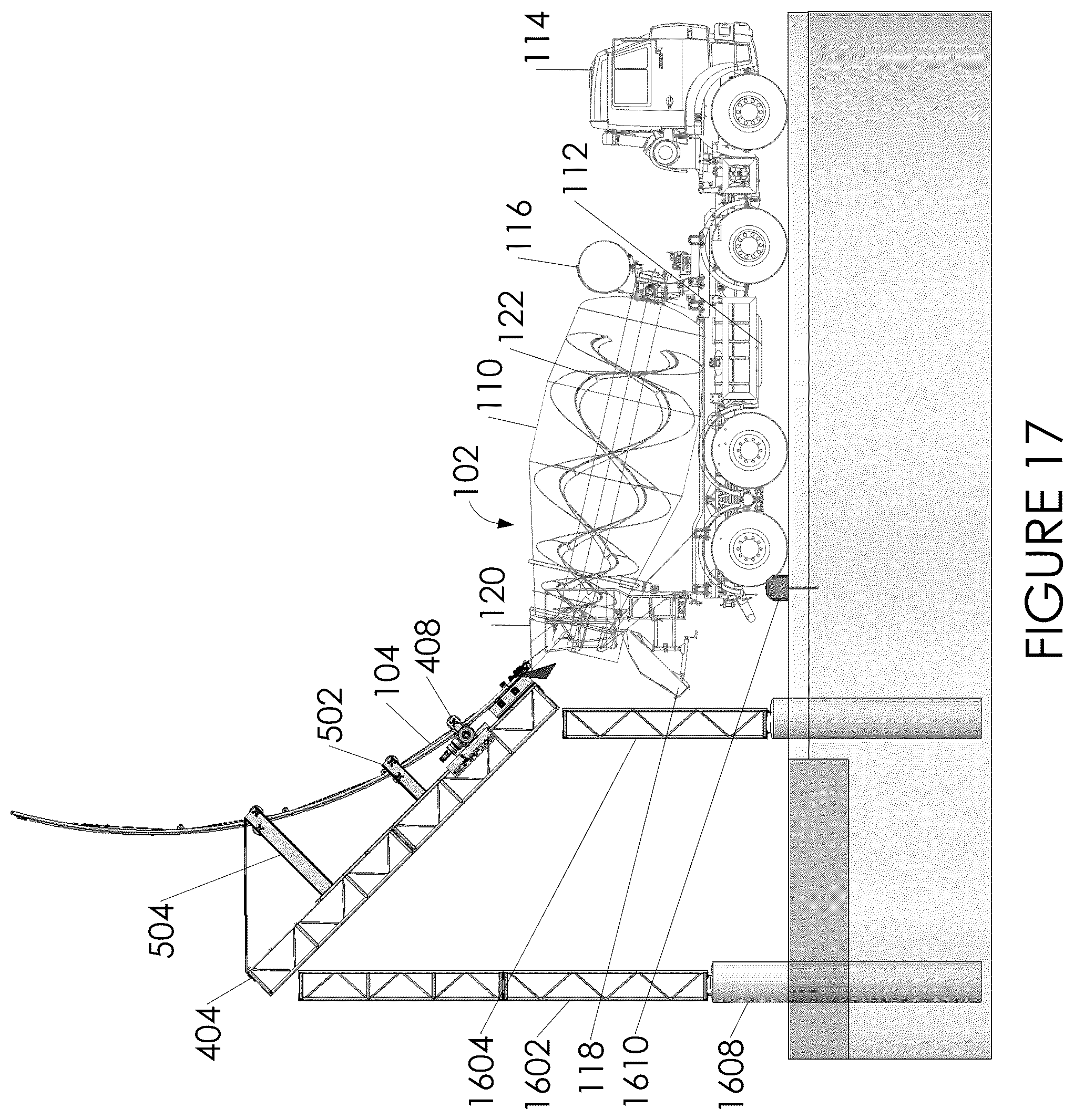 Patent US12599943 Figure 17 – System for spraying the interior of a container