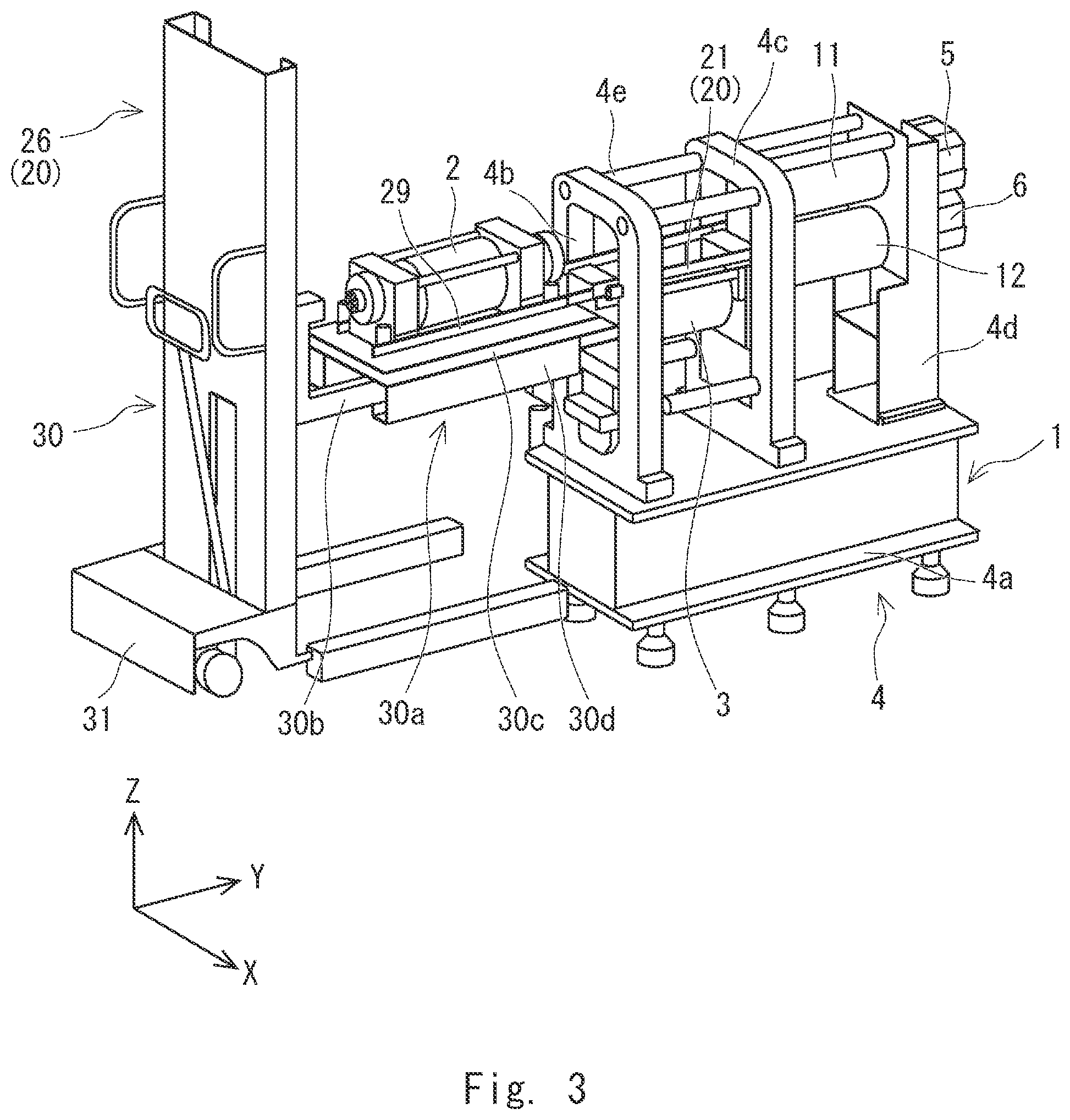 Patent US12599947 Figure 3 – Roller exchange mechanism for reduction roll apparatus