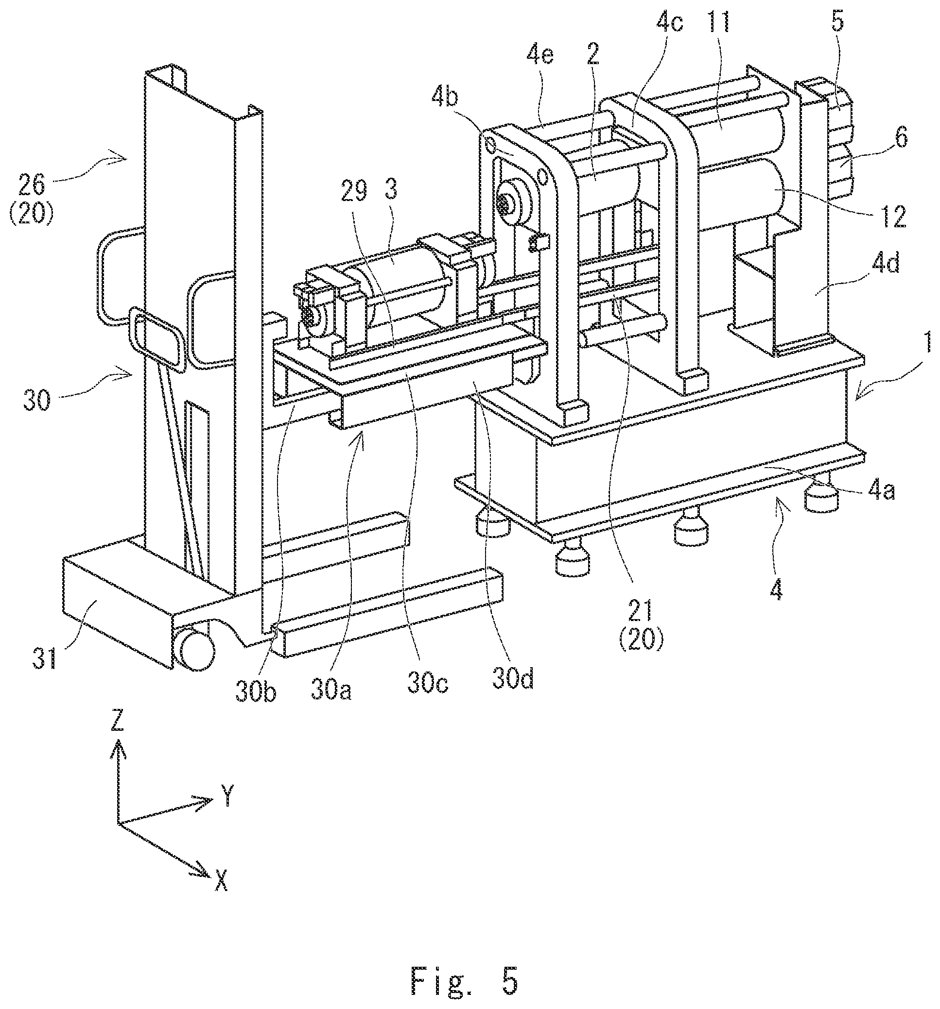 Patent US12599947 Figure 6 – Roller exchange mechanism for reduction roll apparatus