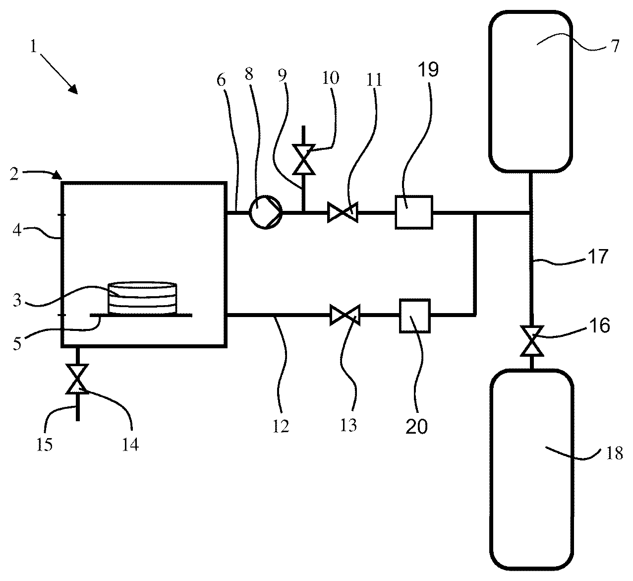 Patent US12599970 — Device and method for additive manufacturing under protective gas — Figure 1