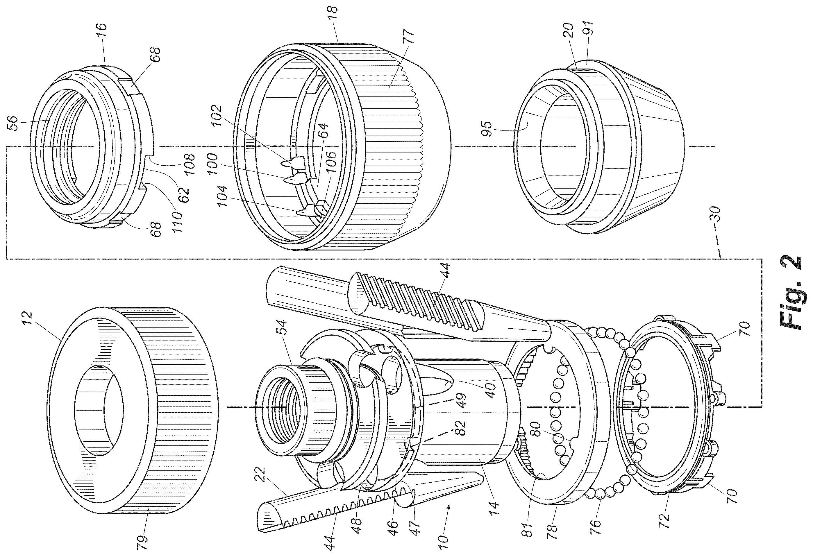 Patent US12599972 Figure 2 – Chuck with slip protection