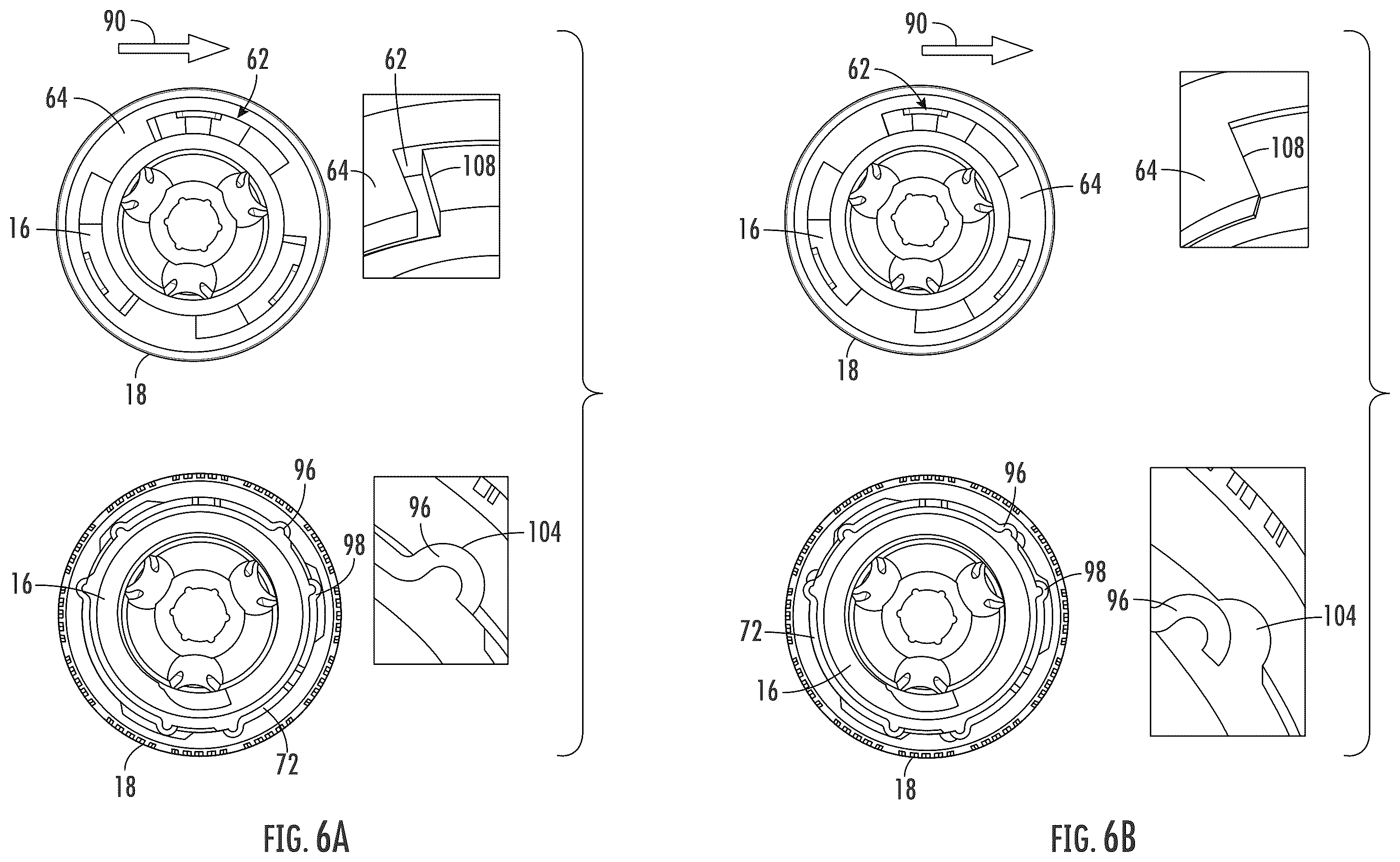 Patent US12599972 Figure 6 – Chuck with slip protection