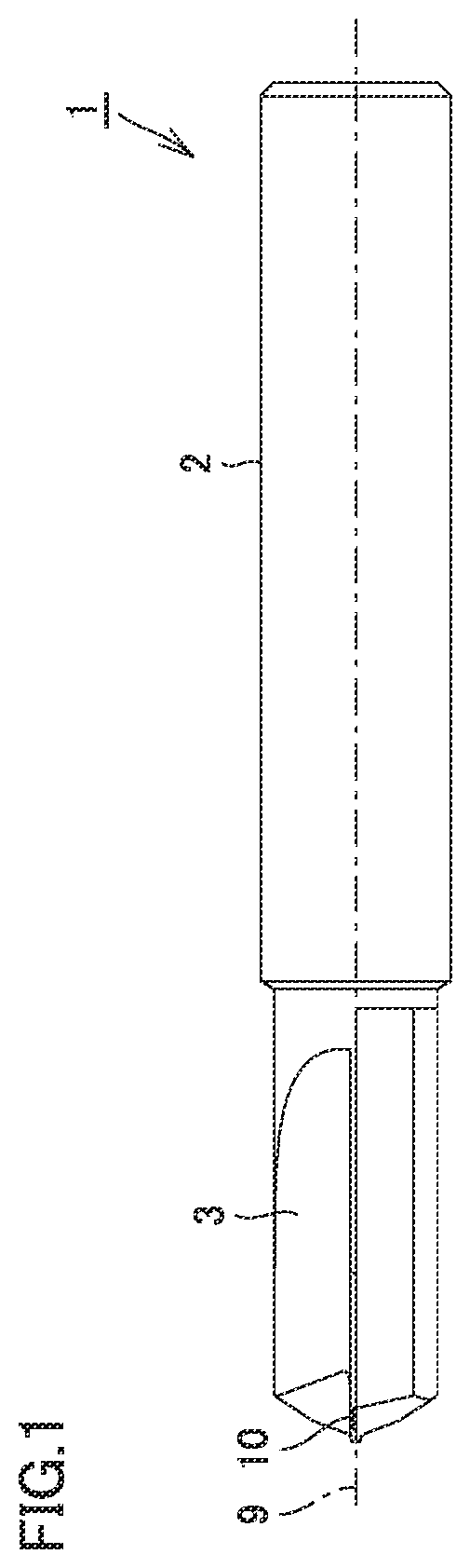 Patent US12599975 Figure 1 – Rotary cutting tool