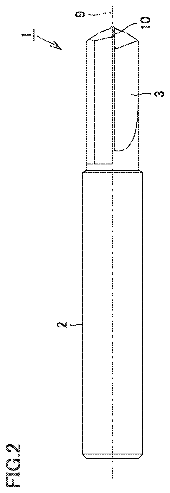 Patent US12599975 Figure 2 – Rotary cutting tool