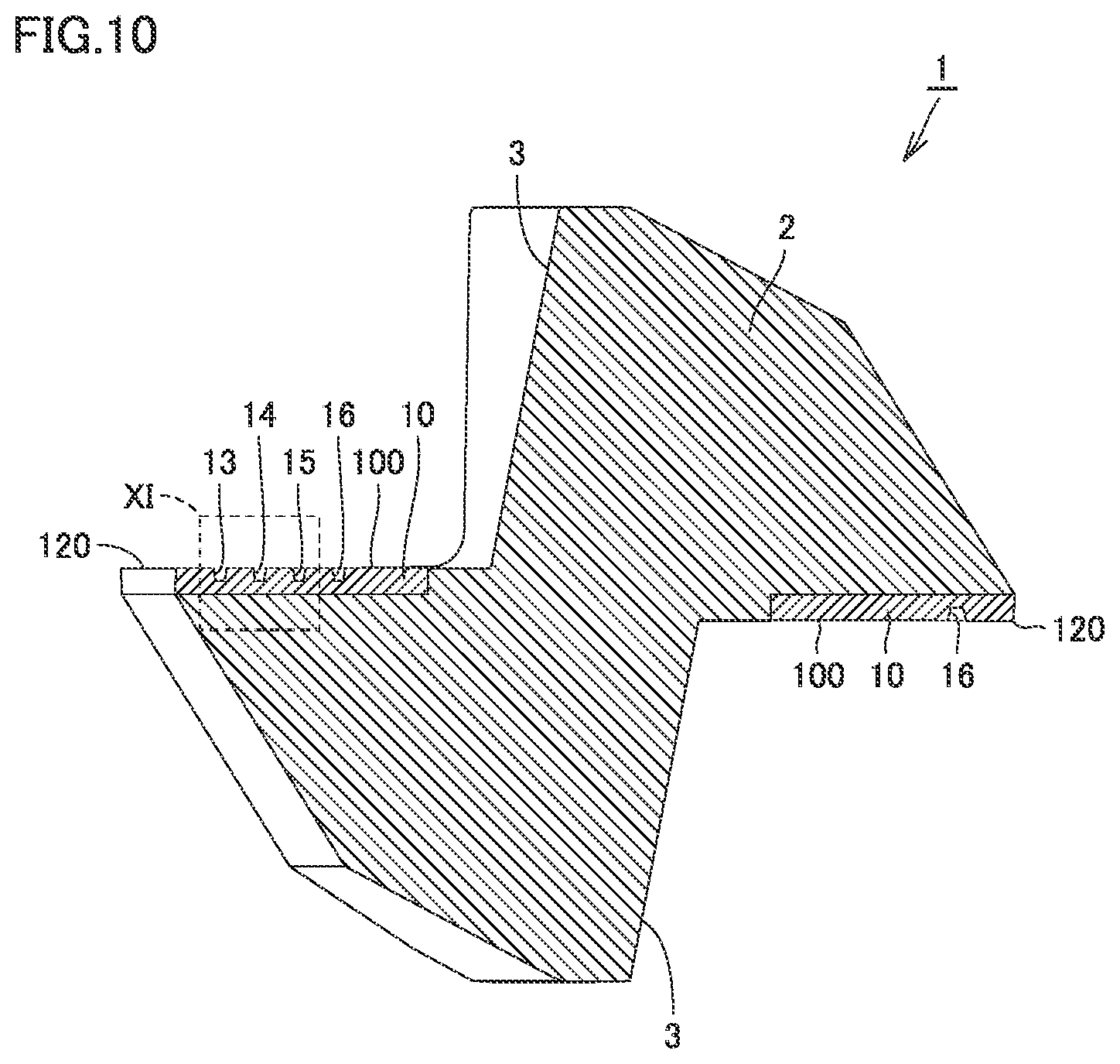 Patent US12599975 Figure 10 – Rotary cutting tool