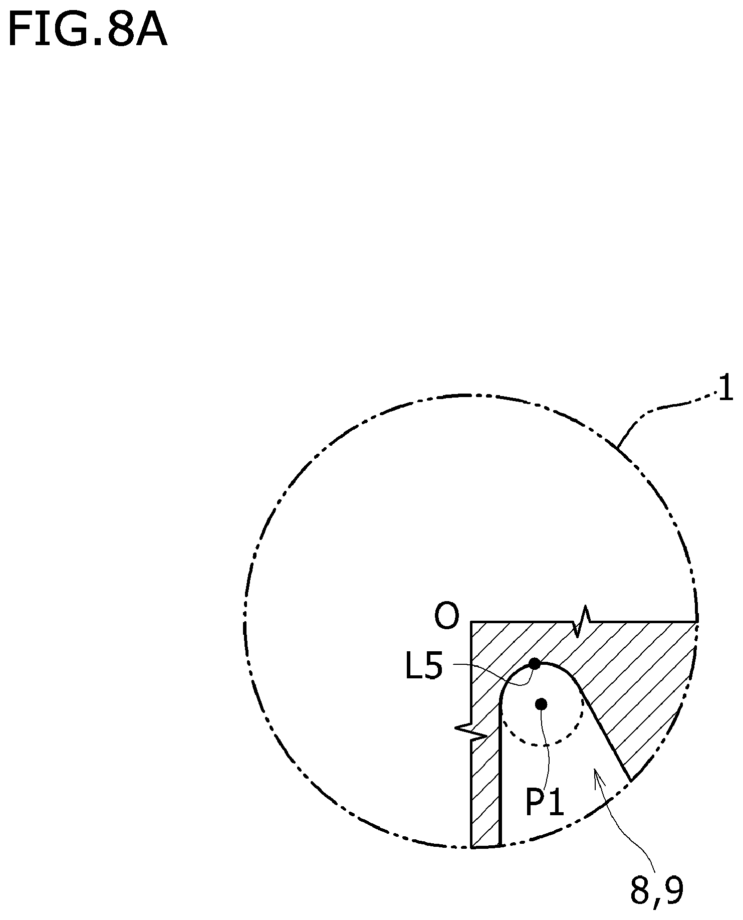 Patent US12599977 Figure 8 – End mill