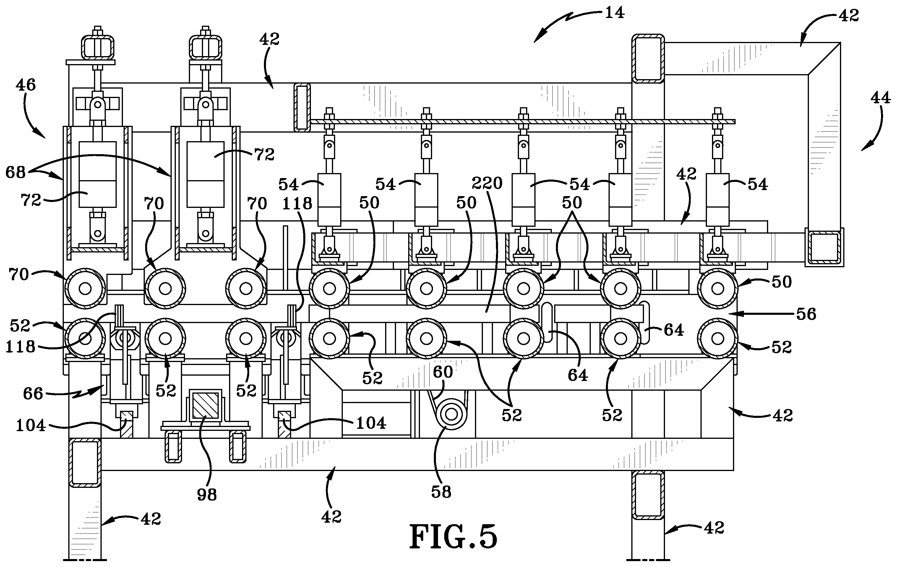 Patent US12599979 Figure 5 – Method and apparatus for detecting and removing sap wood and rays
