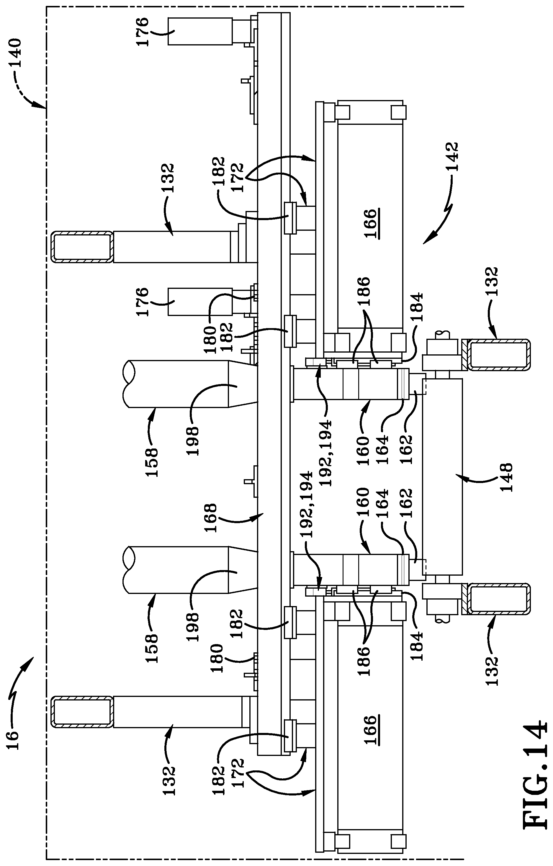 Patent US12599979 Figure 14 – Method and apparatus for detecting and removing sap wood and rays