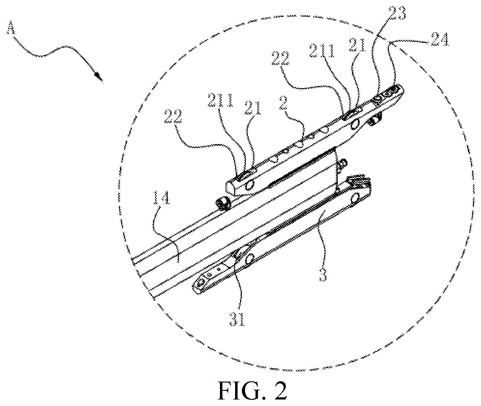 Patent US12599980 Figure 2 – Inner burr removal tool holder structure