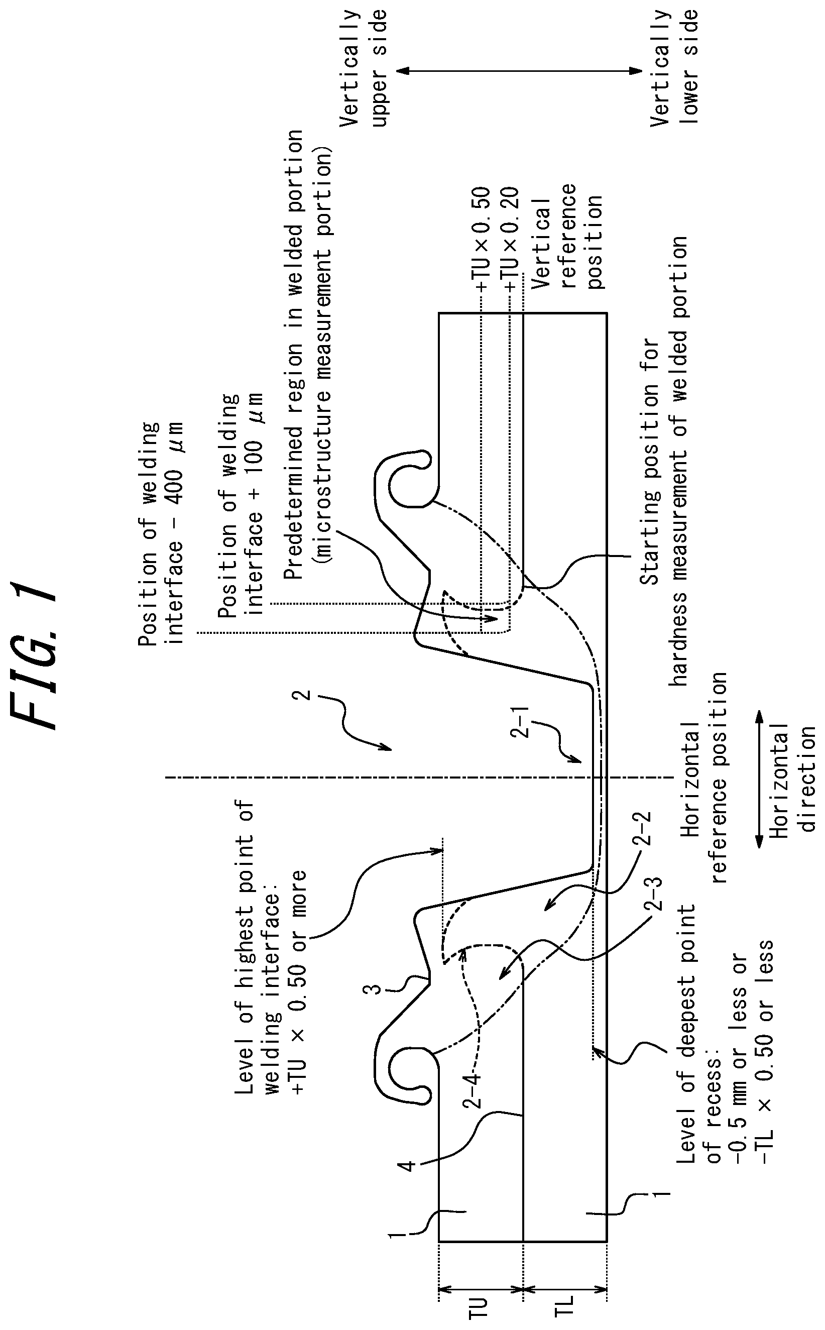 Patent US12599987 Figure 1 – Friction stir spot welded joint and production method therefor, and friction stir spot welding method