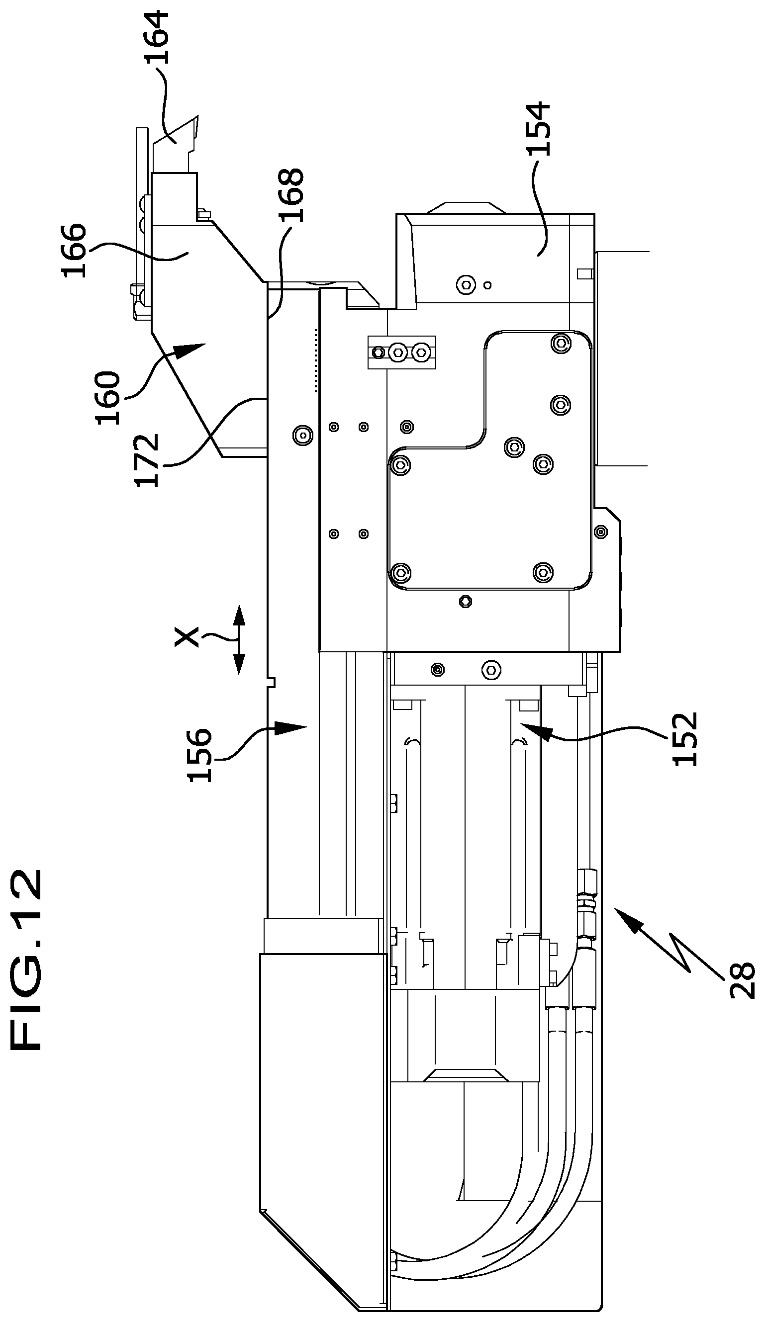 Patent US12599996 Figure 10 – Multi-spindle machine tool