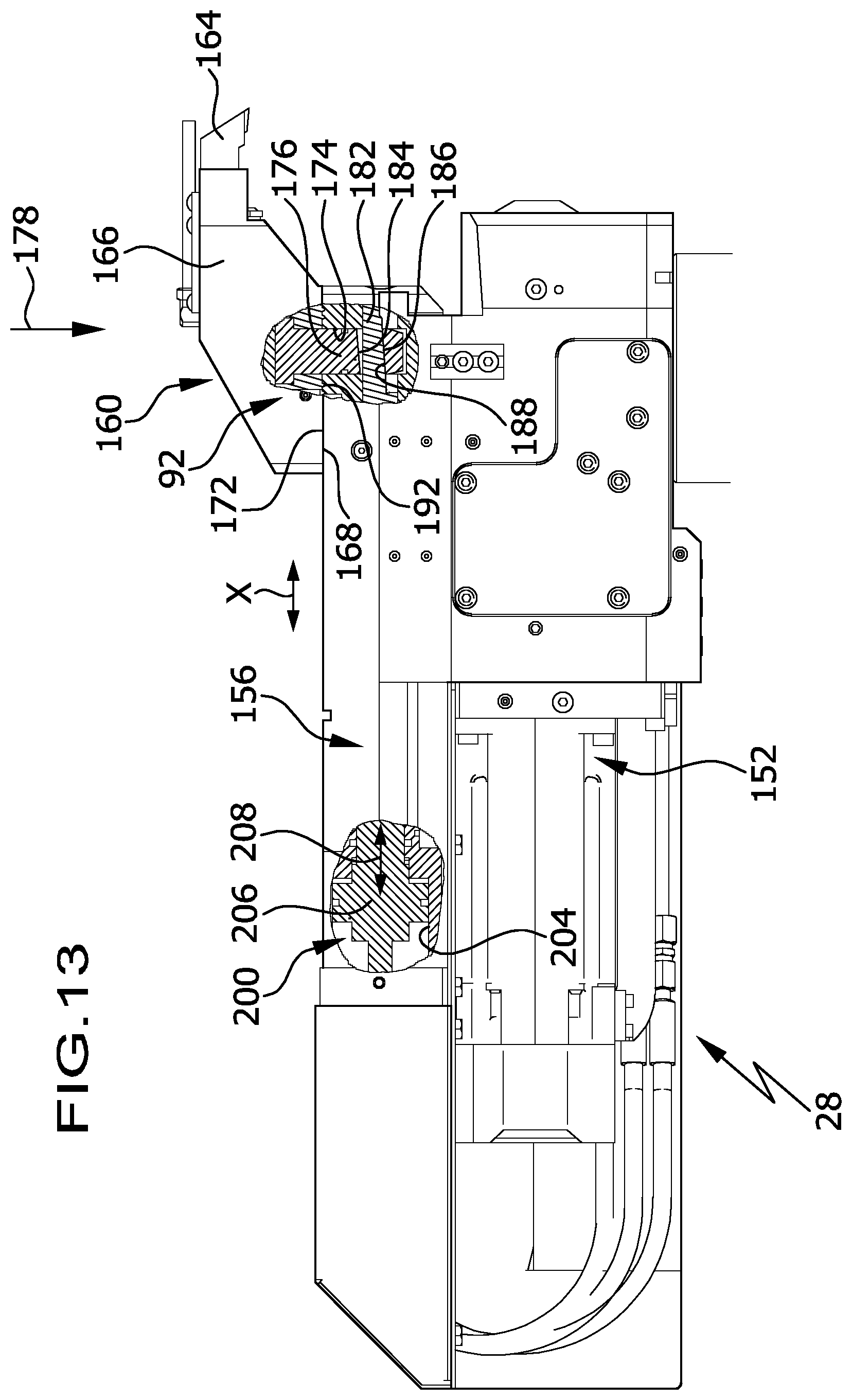 Patent US12599996 Figure 11 – Multi-spindle machine tool