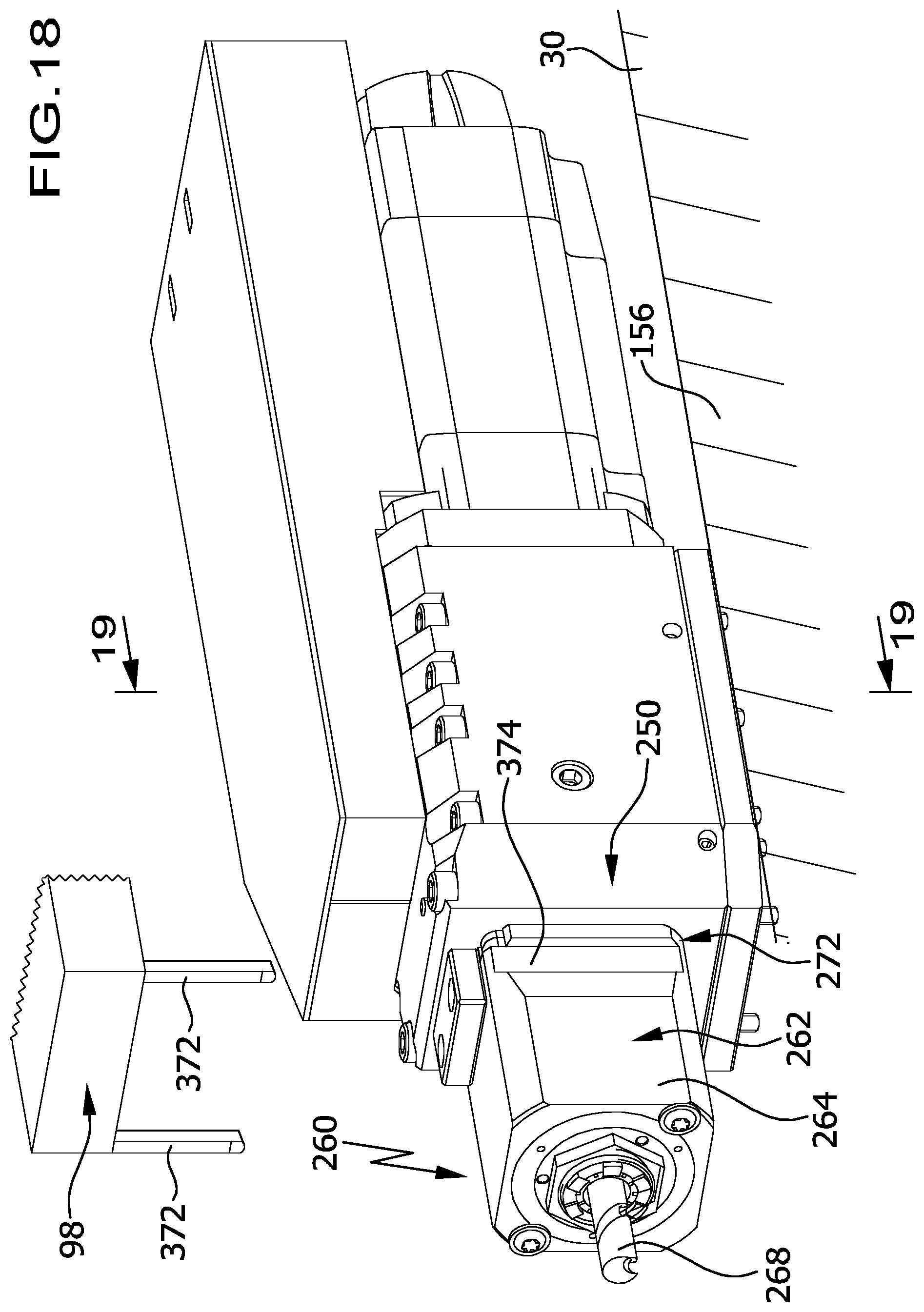 Patent US12599996 Figure 16 – Multi-spindle machine tool