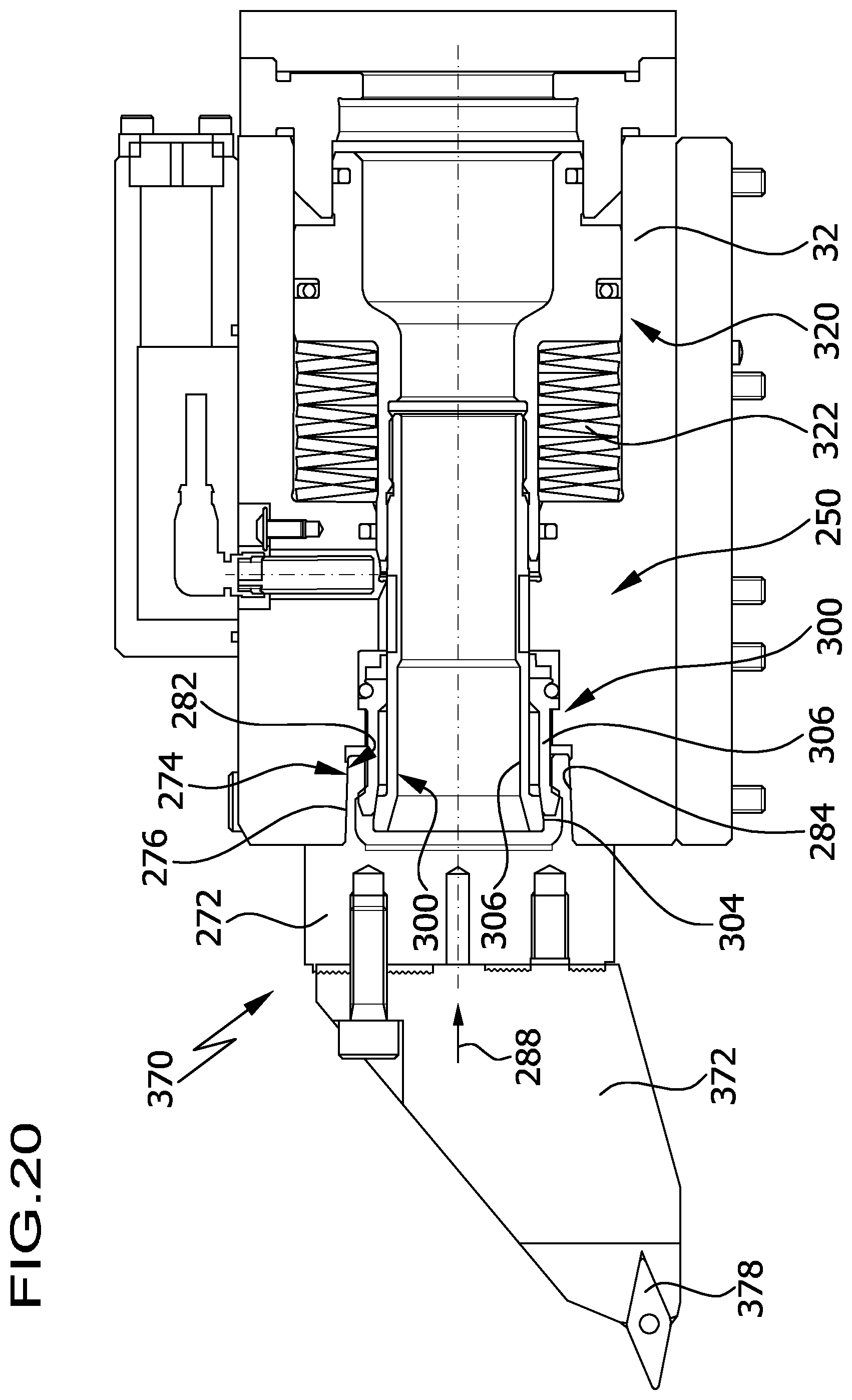 Patent US12599996 Figure 18 – Multi-spindle machine tool