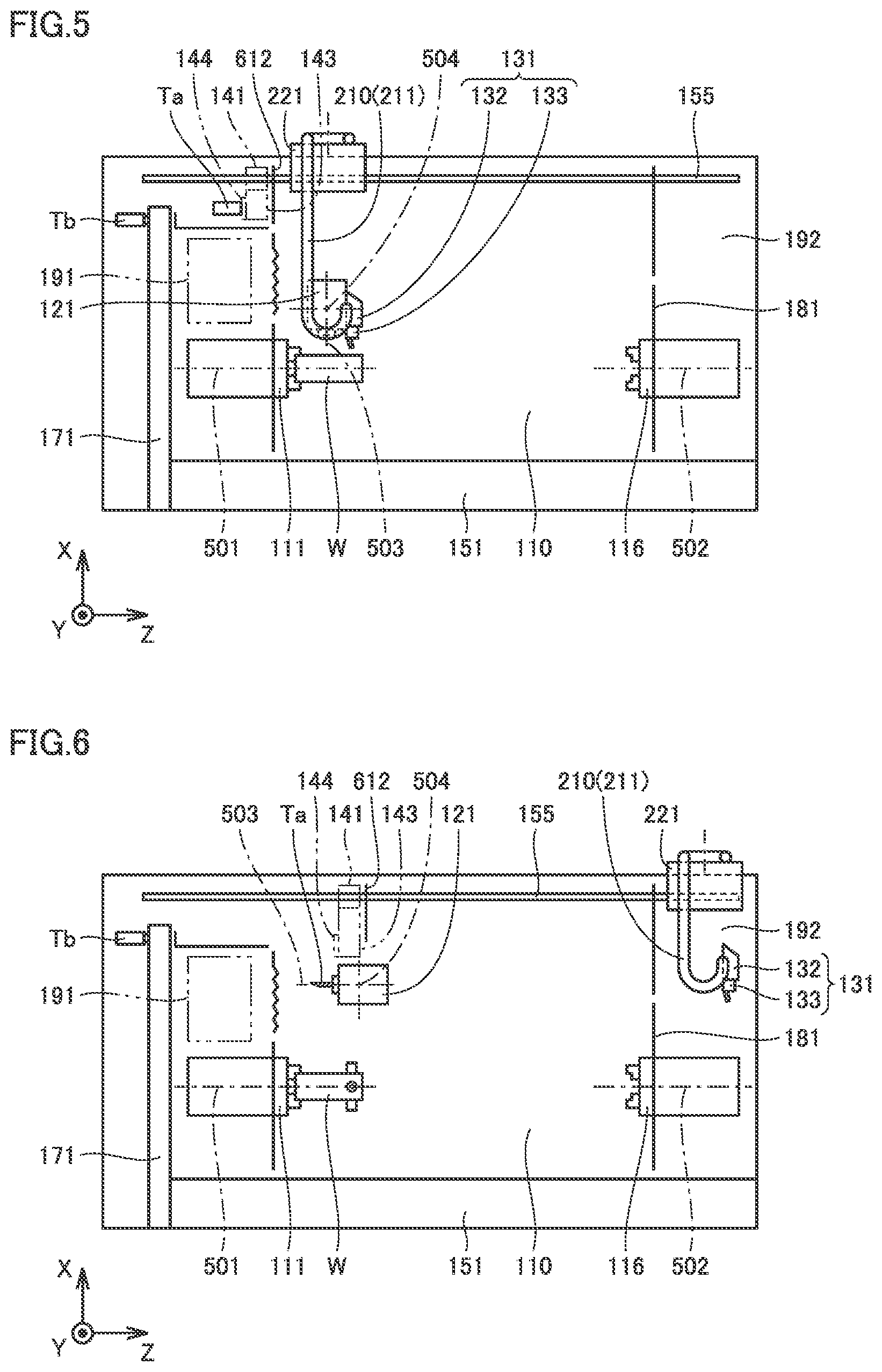 Patent US12599997 Figure 5 – Processing machine