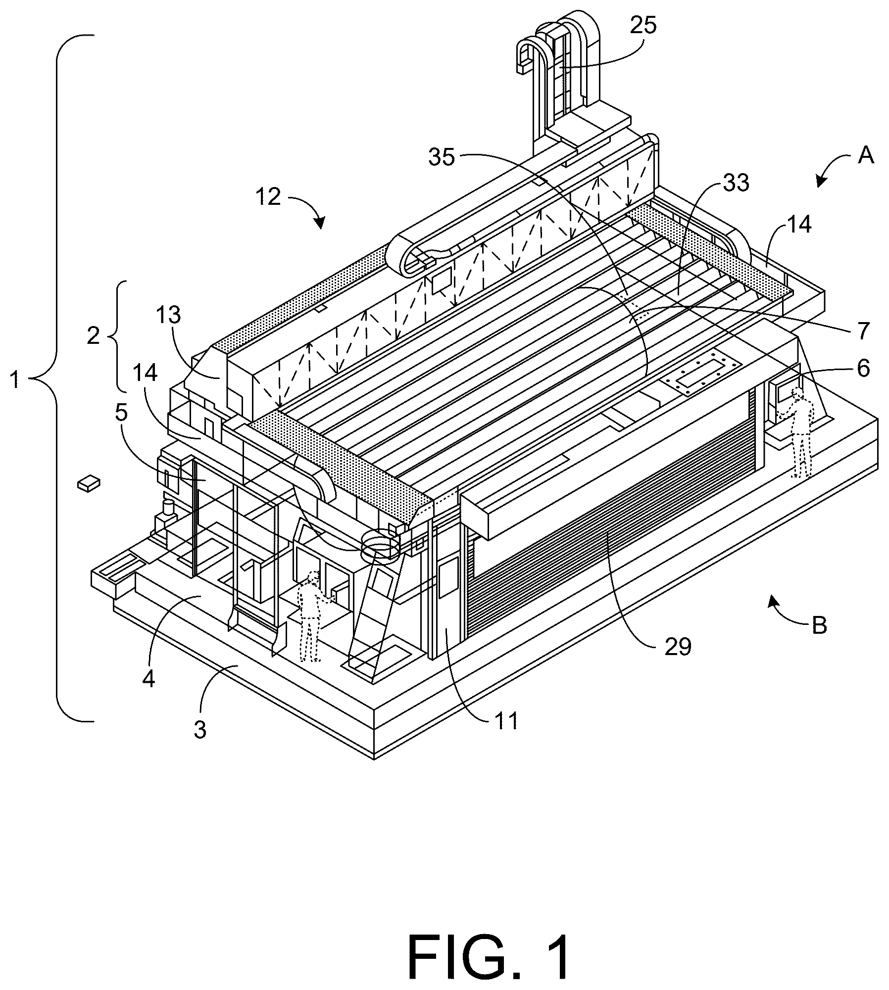 Patent US12599999 Figure 1 – Processing machine and processing method