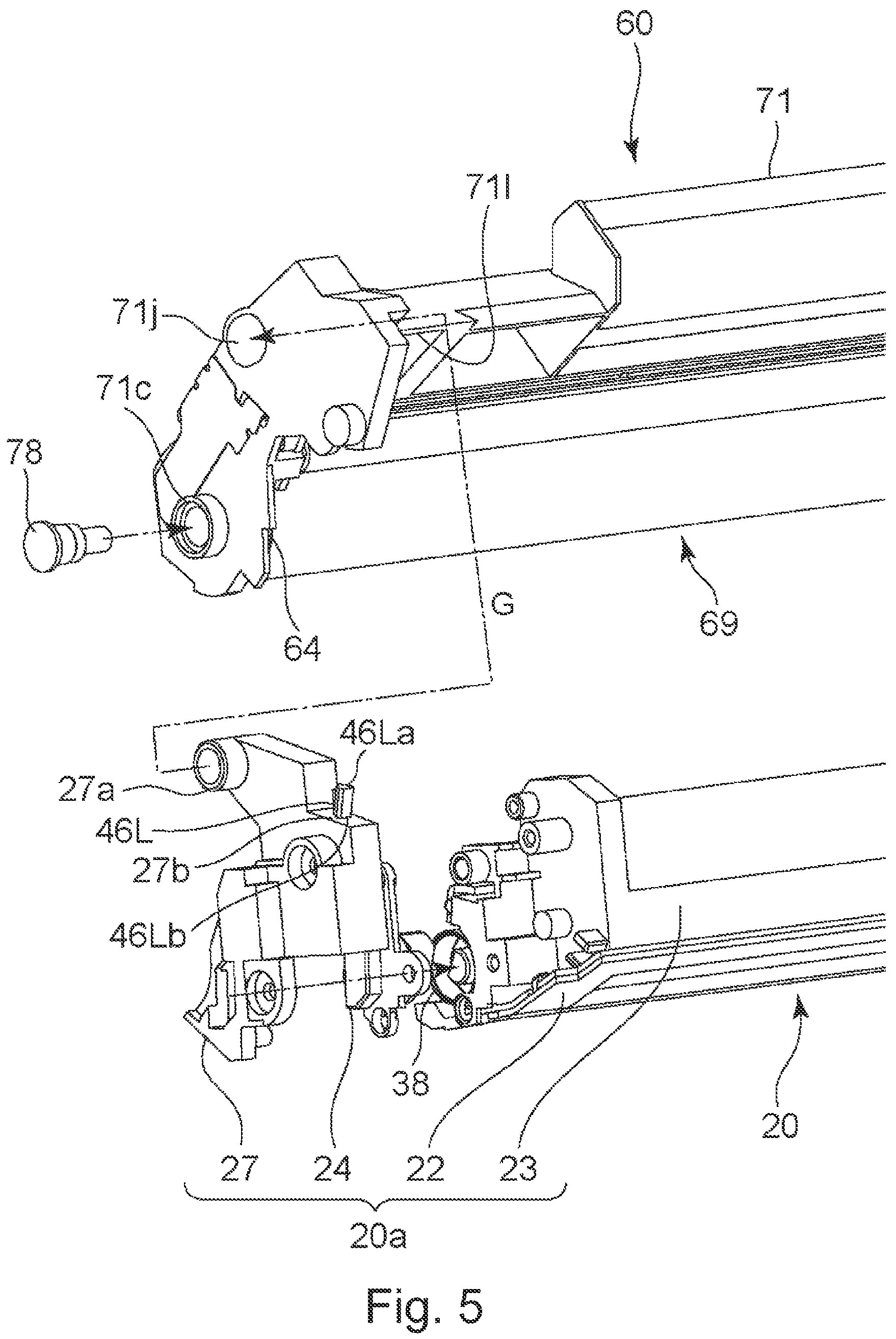 Patent US12602001 Figure 5 – Photosensitive member unit, cartridge and electrophotographic image forming apparatus