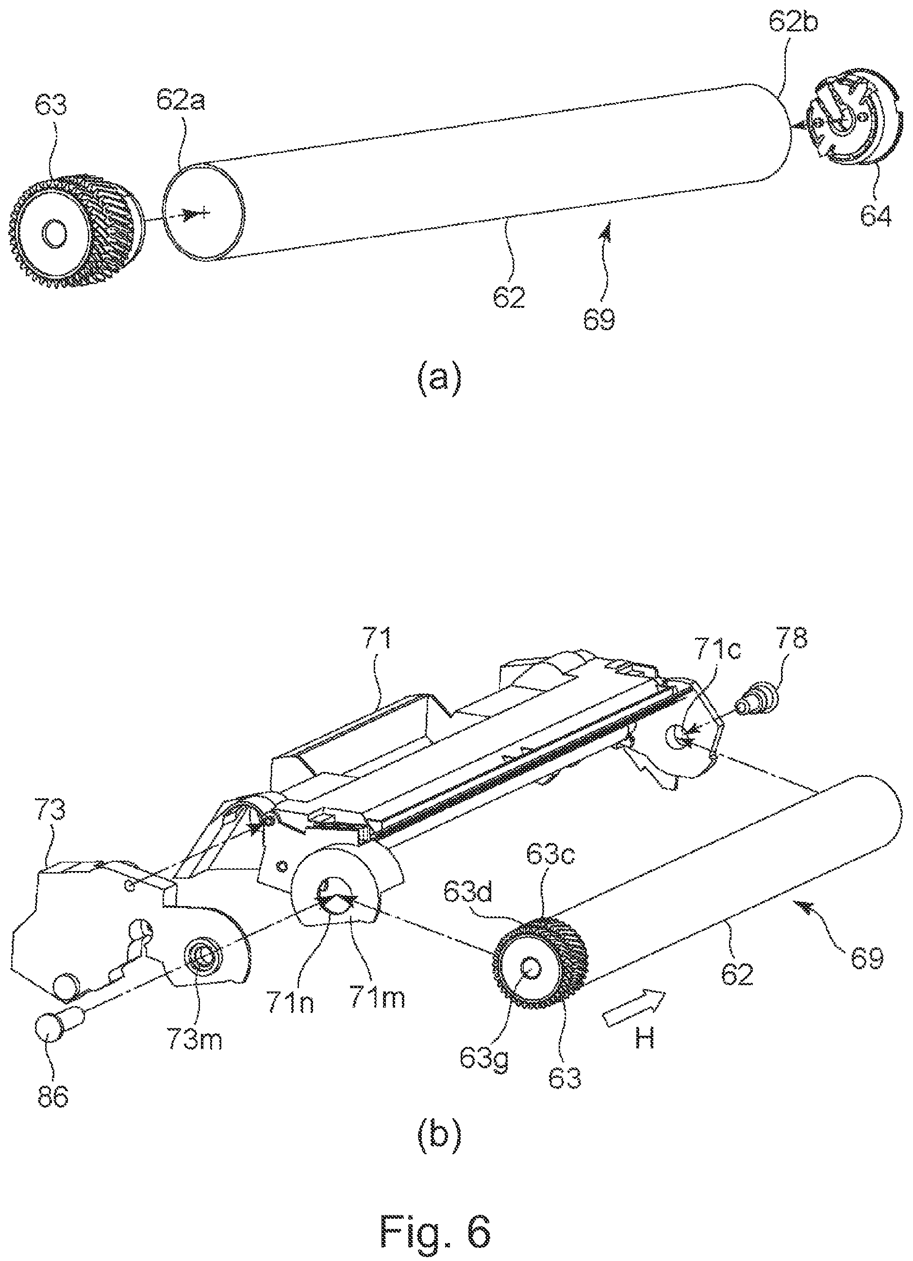 Patent US12602001 Figure 6 – Photosensitive member unit, cartridge and electrophotographic image forming apparatus