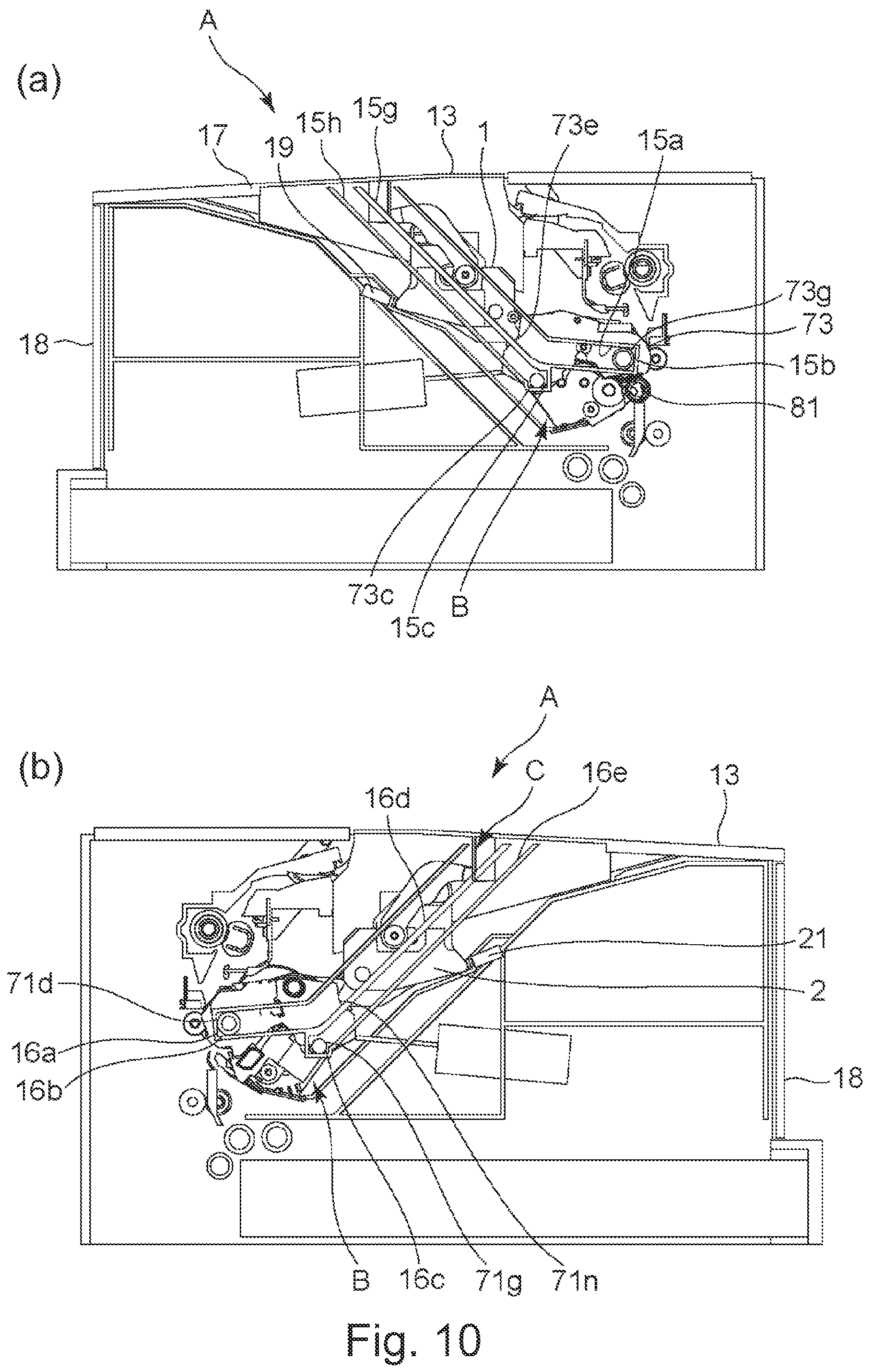 Patent US12602001 Figure 10 – Photosensitive member unit, cartridge and electrophotographic image forming apparatus