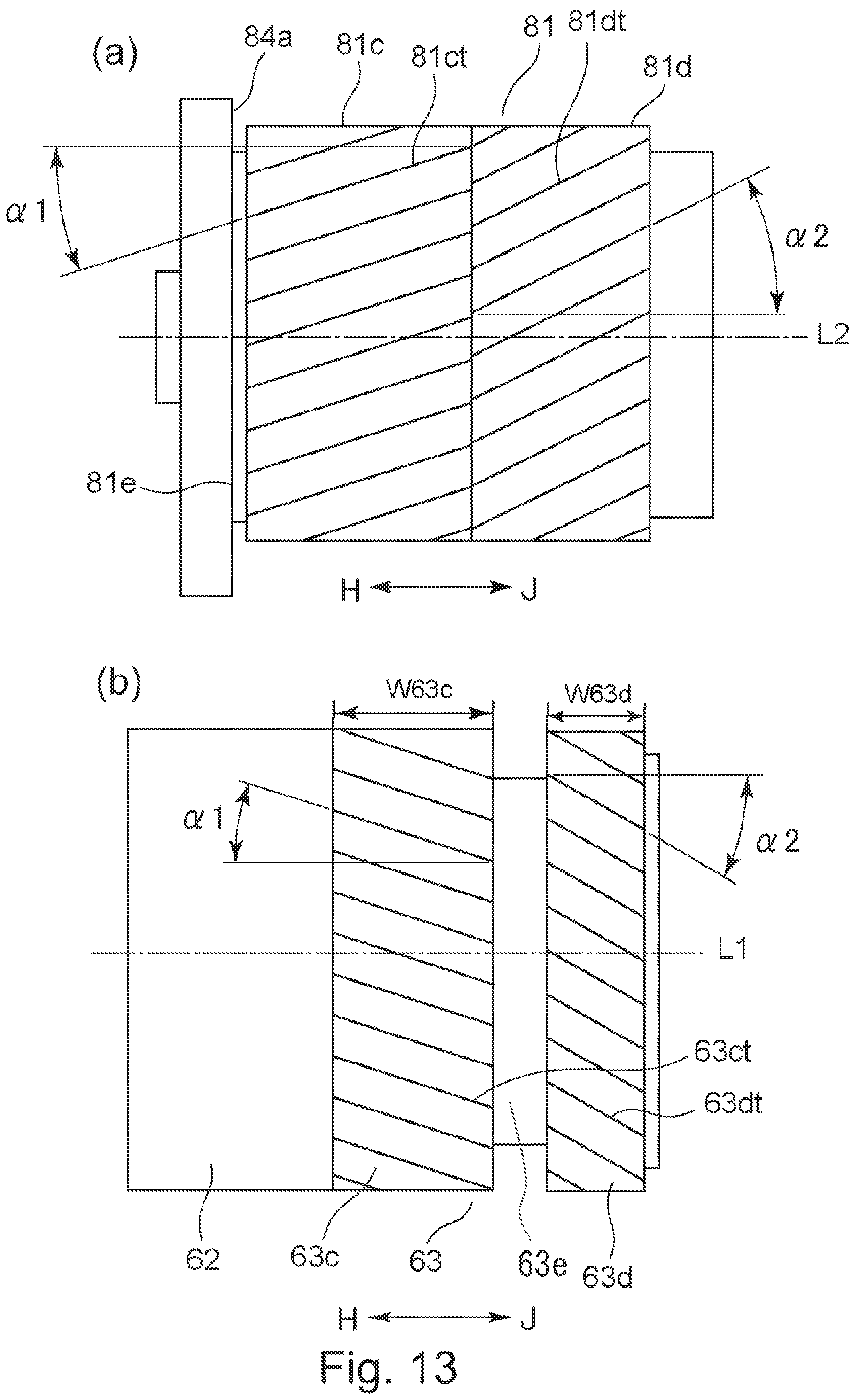 Patent US12602001 Figure 13 – Photosensitive member unit, cartridge and electrophotographic image forming apparatus