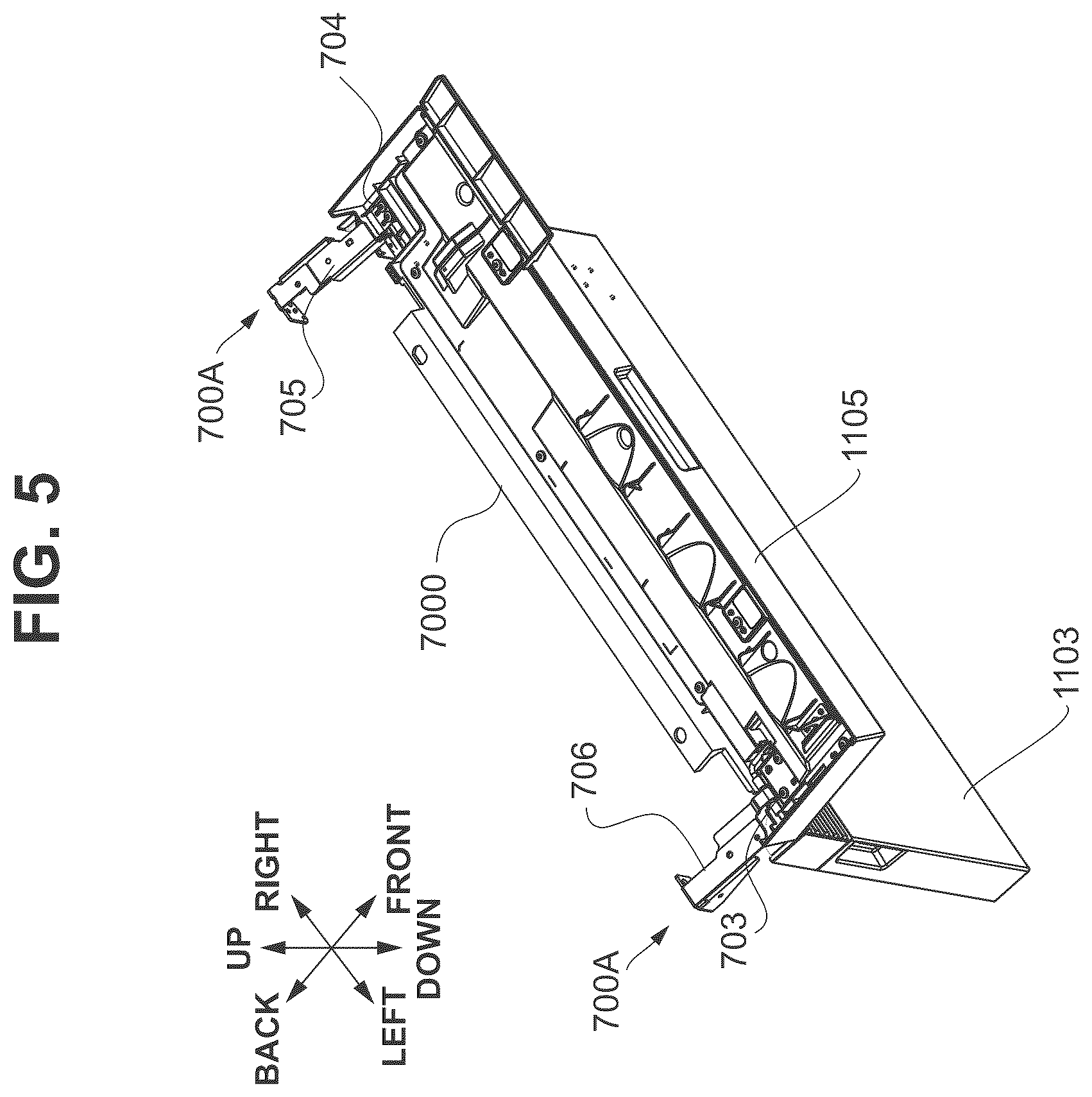 Patent US12602002 Figure 5 – Image forming apparatus to reduce positional deviation between doors