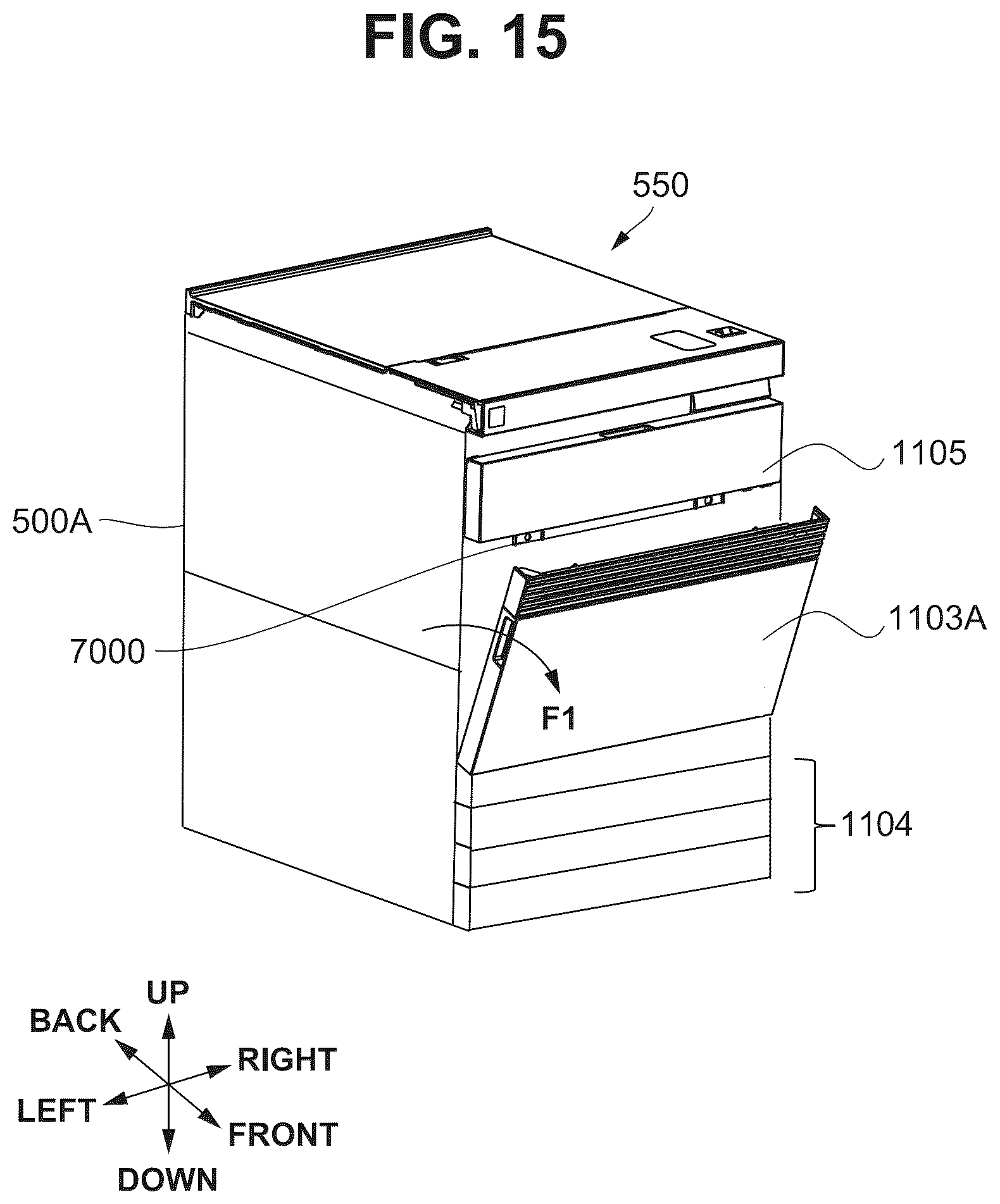 Patent US12602002 Figure 15 – Image forming apparatus to reduce positional deviation between doors