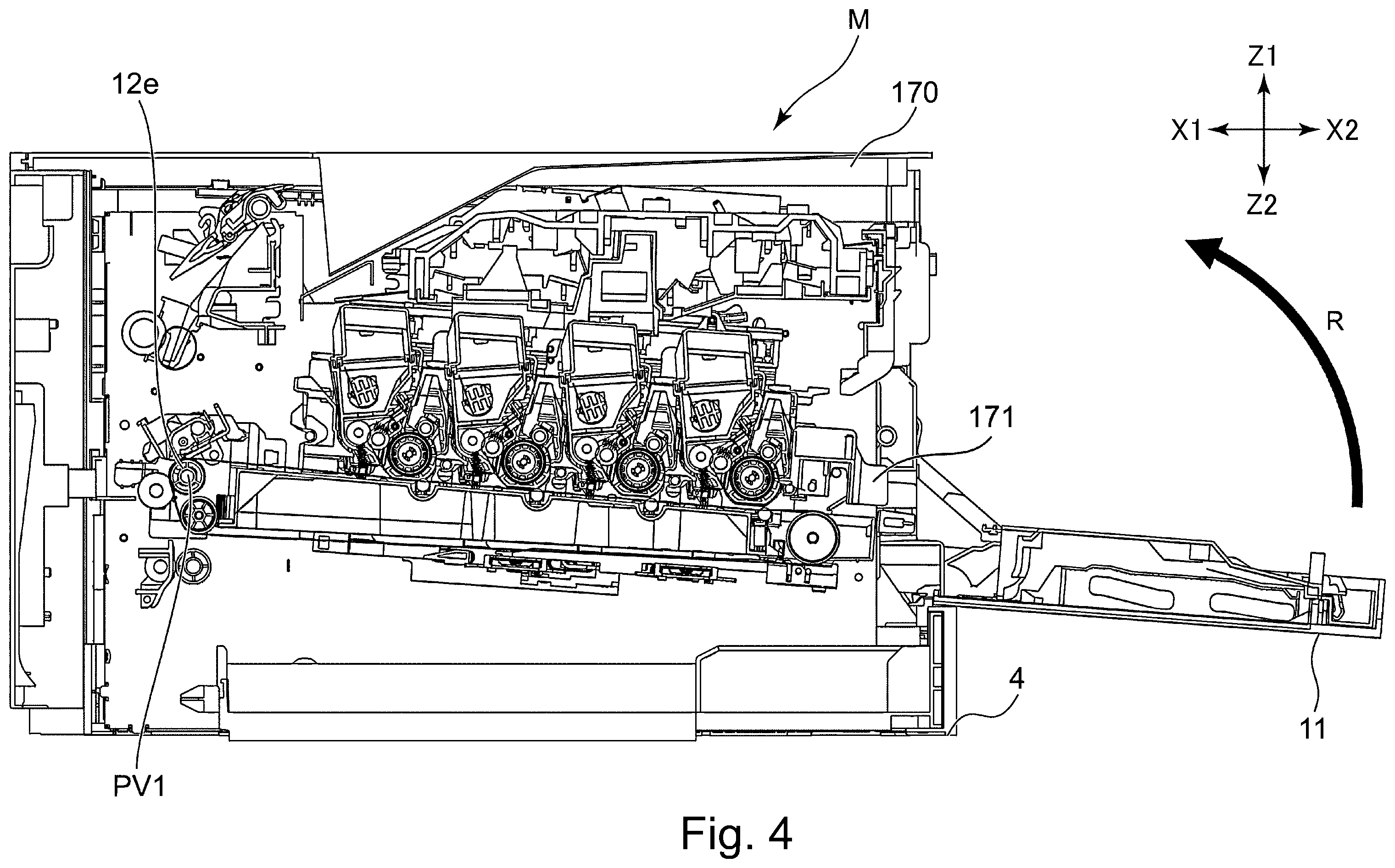 Patent US12602006 Figure 4 – Cartridge and image forming apparatus