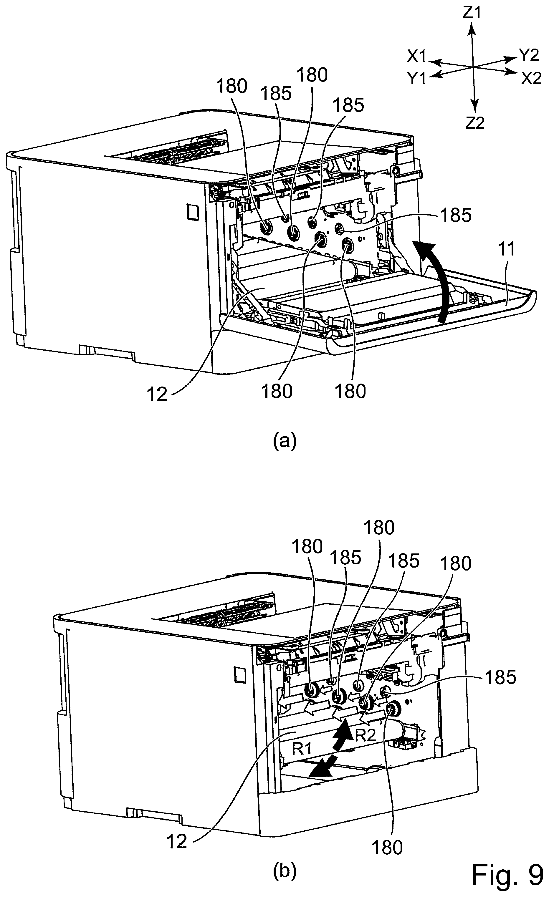 Patent US12602006 Figure 9 – Cartridge and image forming apparatus