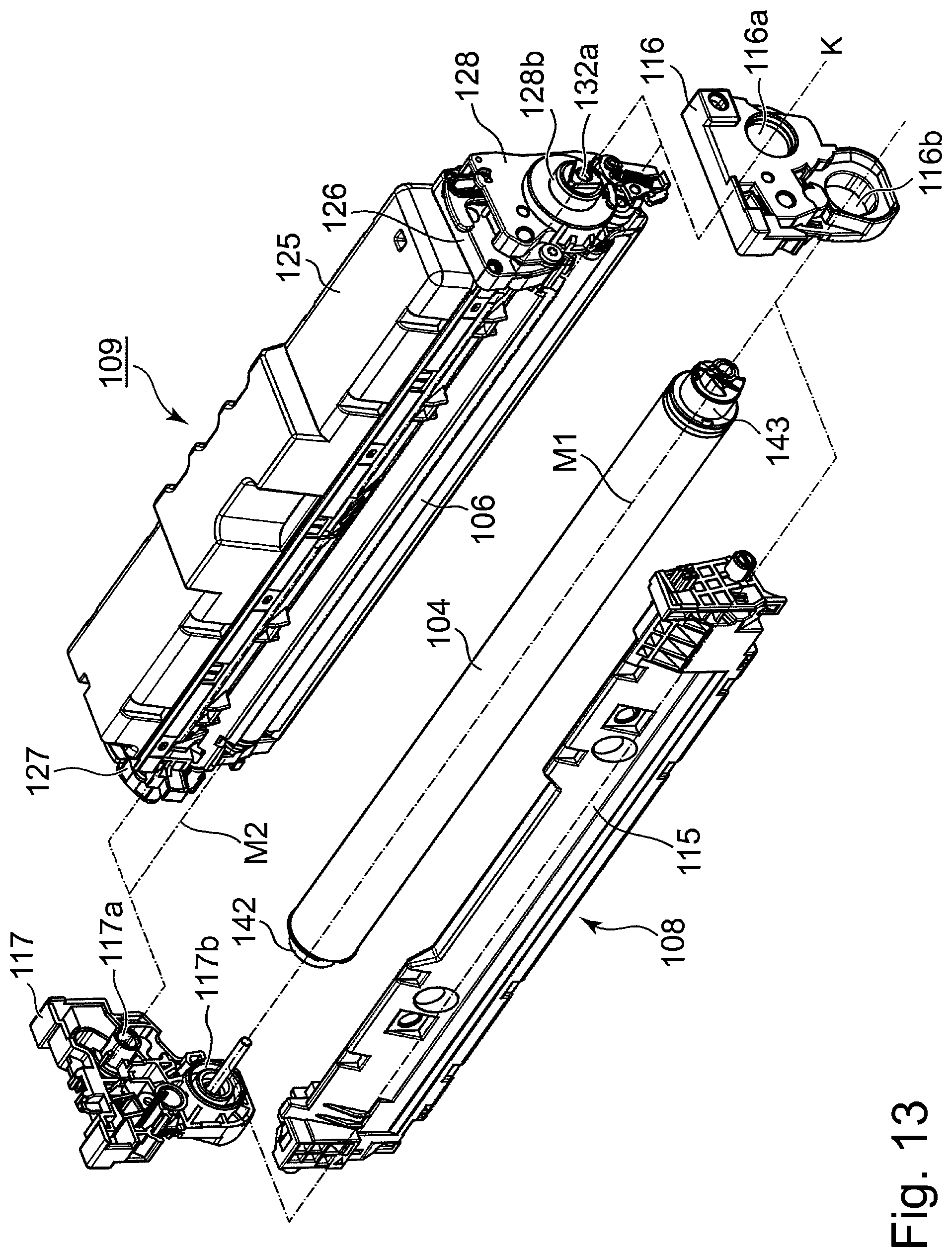 Patent US12602006 Figure 13 – Cartridge and image forming apparatus