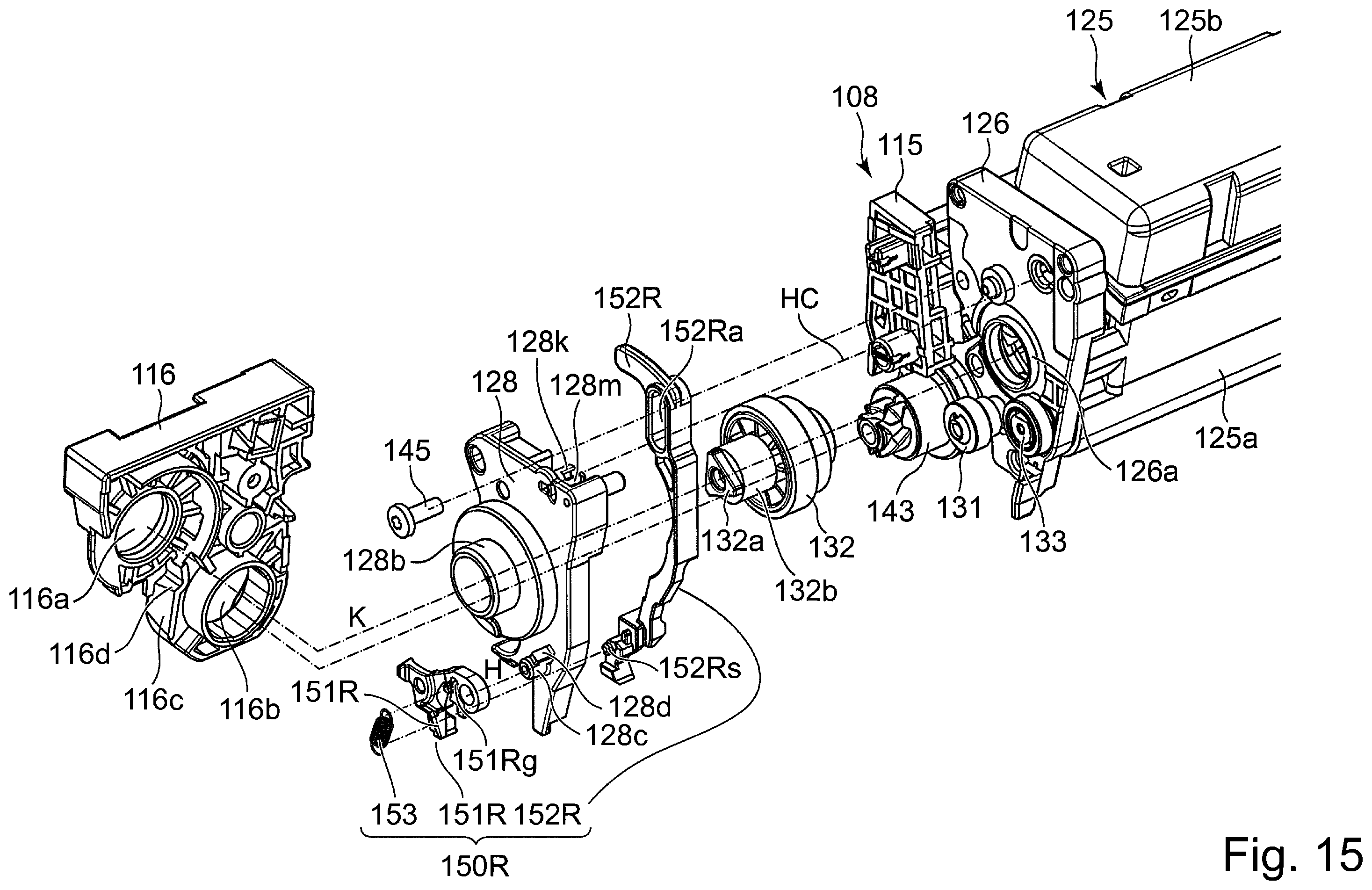 Patent US12602006 Figure 15 – Cartridge and image forming apparatus