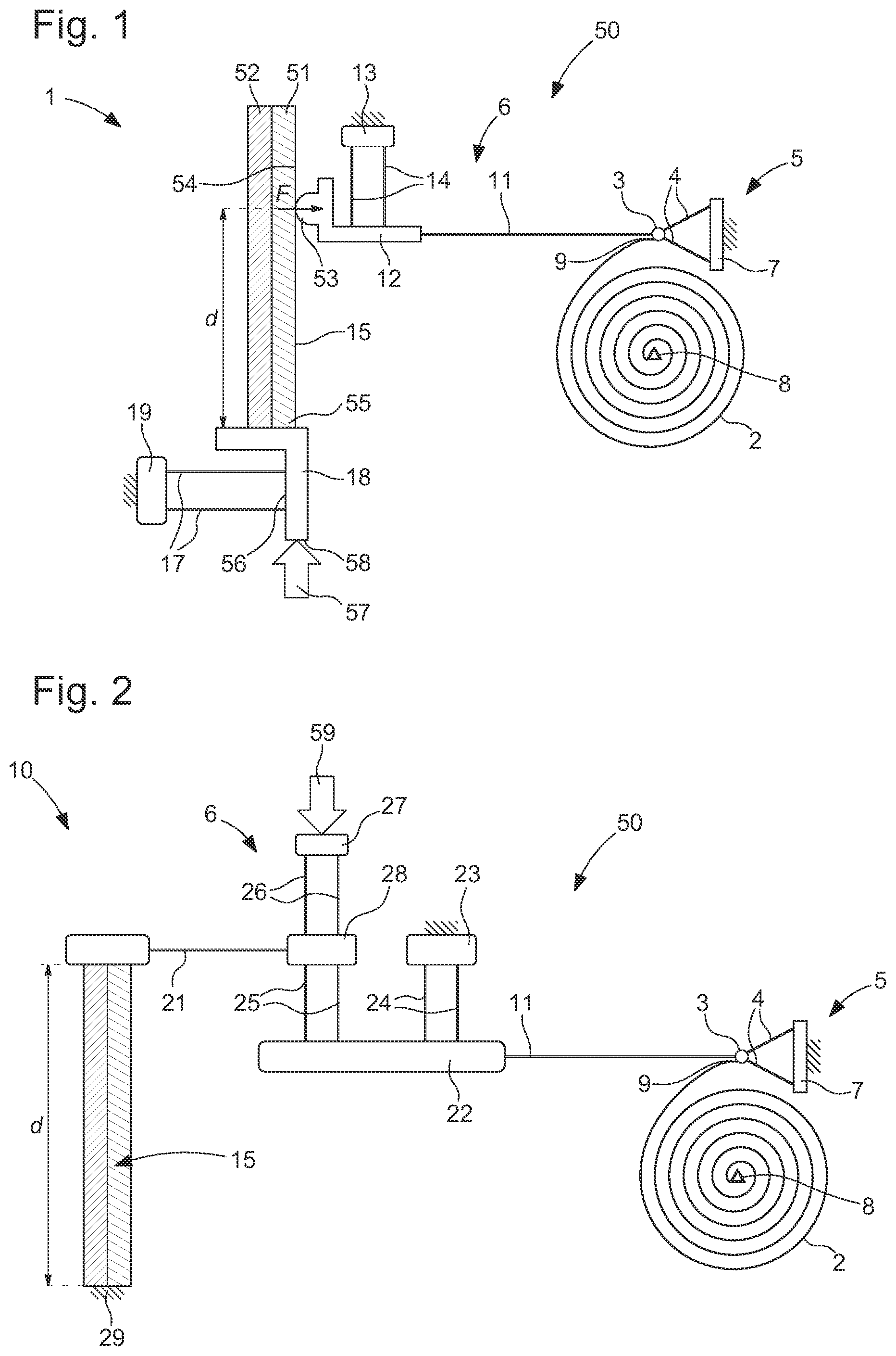 Patent US12602008 Figure 1 – Horological regulating member having a balance spring and provided with temperature- compensation means