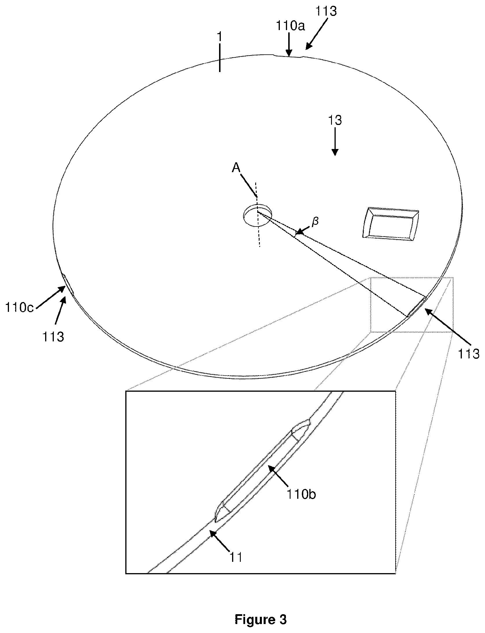 Patent US12602009 Figure 2 – Connecting ring for a timepiece dial, plate and timepiece dial, assembly method