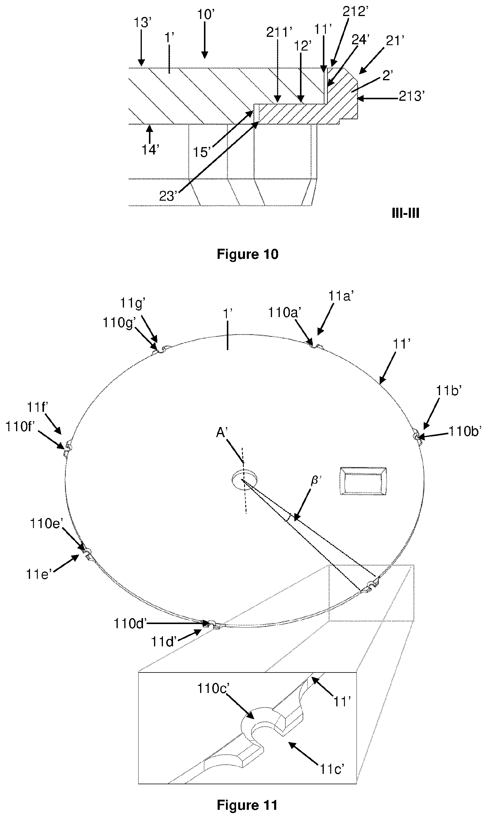 Patent US12602009 Figure 6 – Connecting ring for a timepiece dial, plate and timepiece dial, assembly method