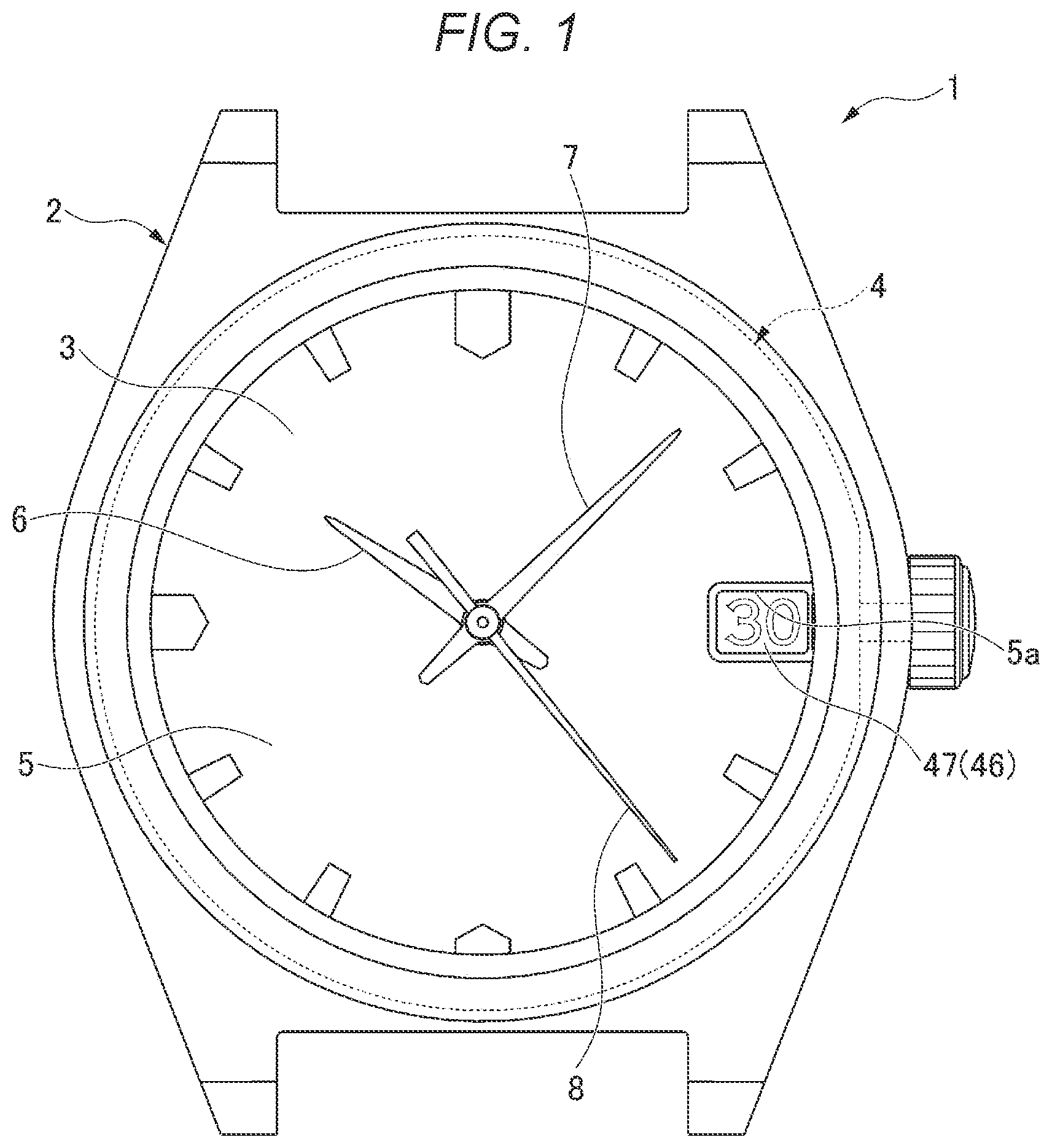 Patent US12602010 Figure 1 – Information display mechanism, timepiece movement, and timepiece