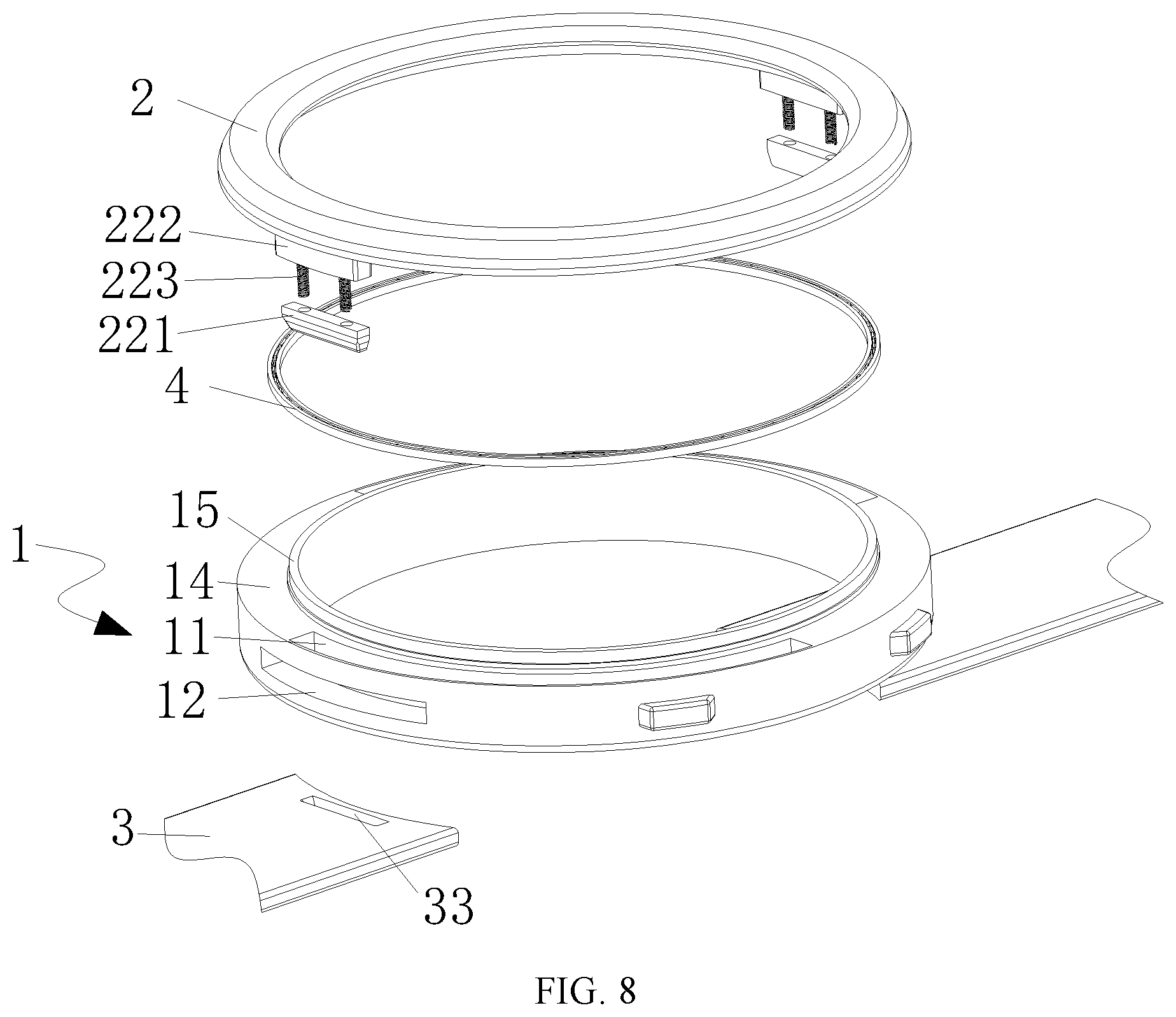 Patent US12602012 Figure 6 – Watch